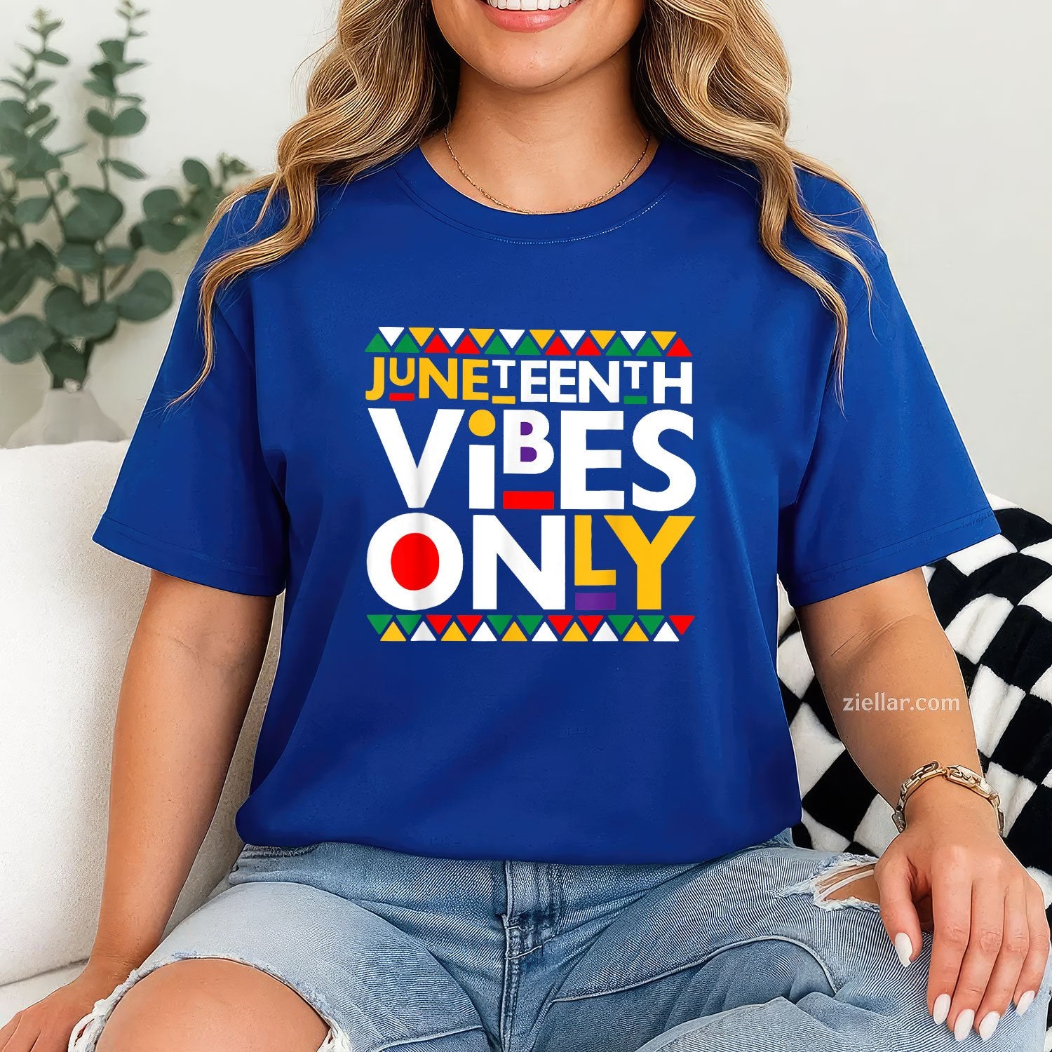Juneteenth Vibes Only 1865 African American Men Women TShirt