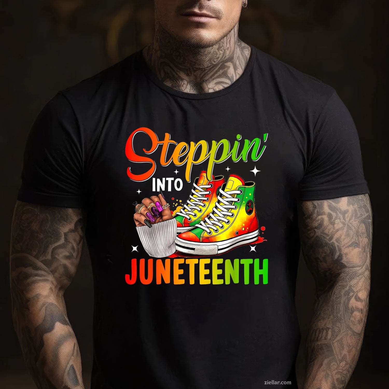 Juneteenth Shirts Women Stepping Into
