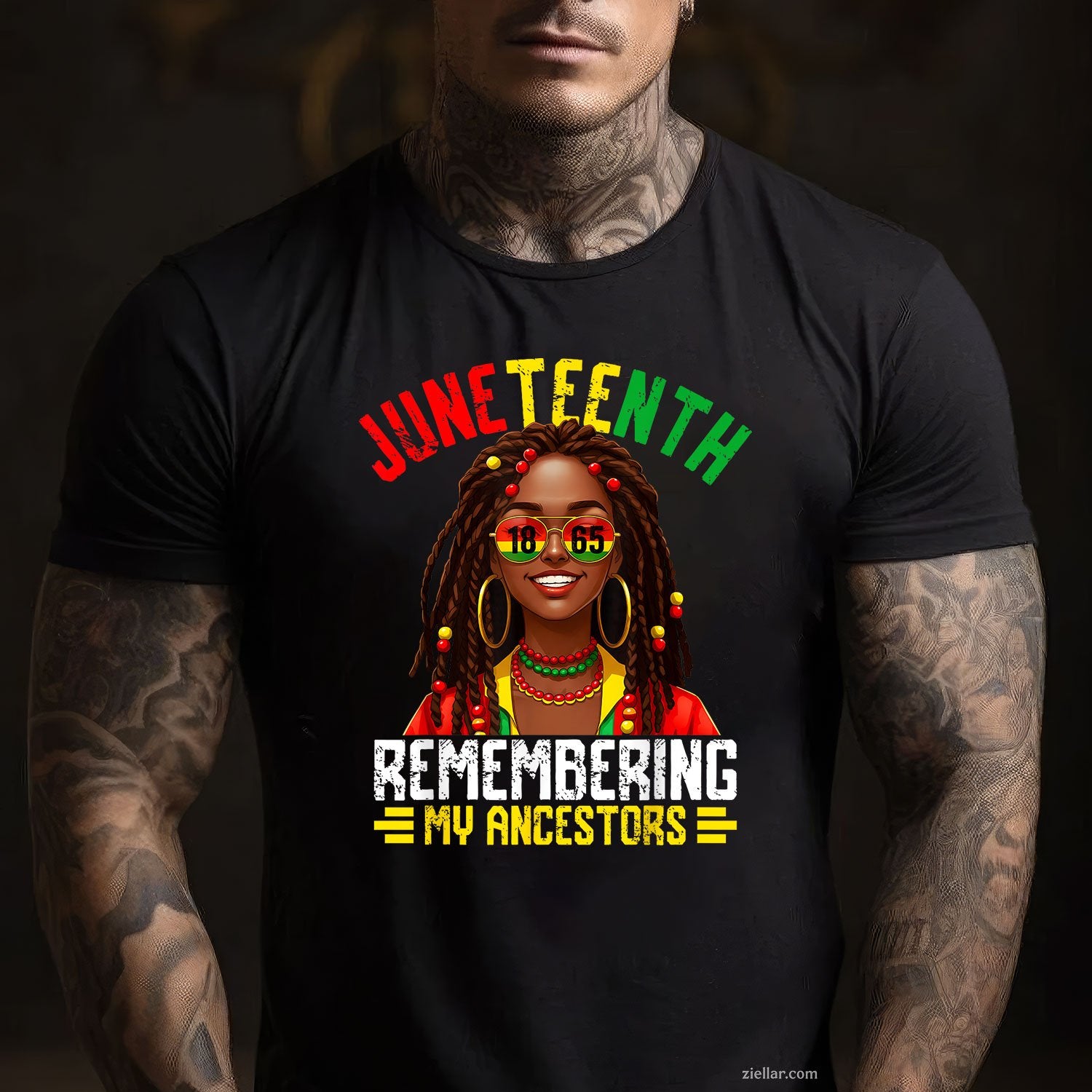 Juneteenth Tshirt Women Locd Hair Remebering