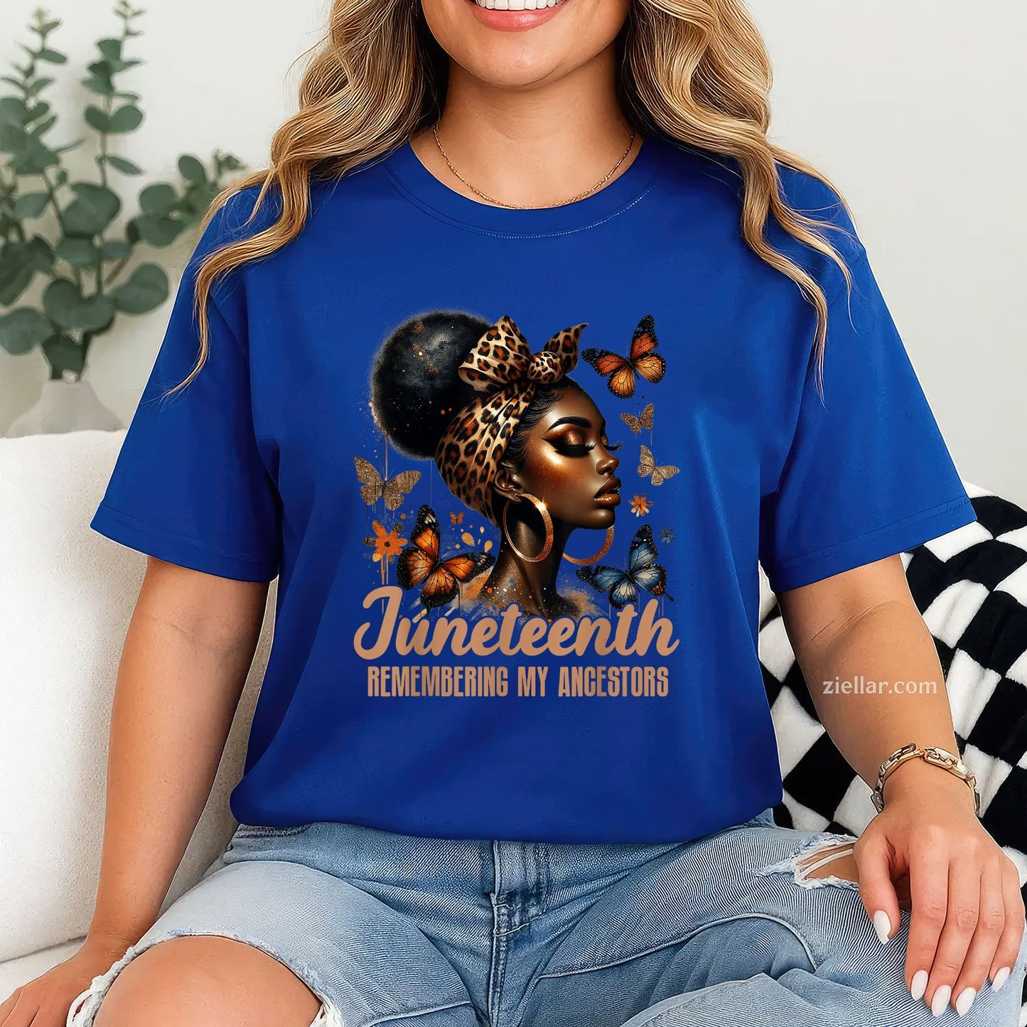 Juneteenth Remembering My Ancestors Black Women TShirt