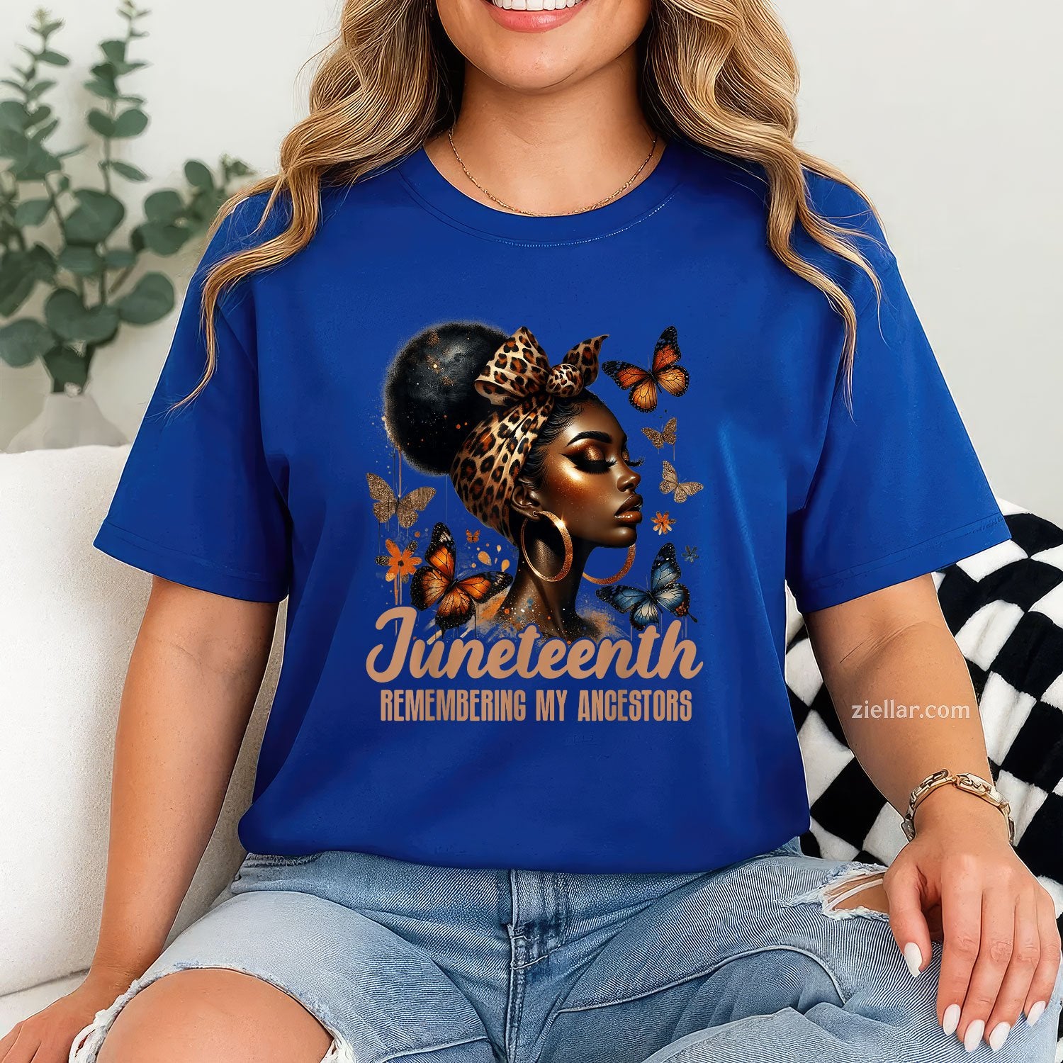 Juneteenth Remembering My Ancestors Black Women TShirt