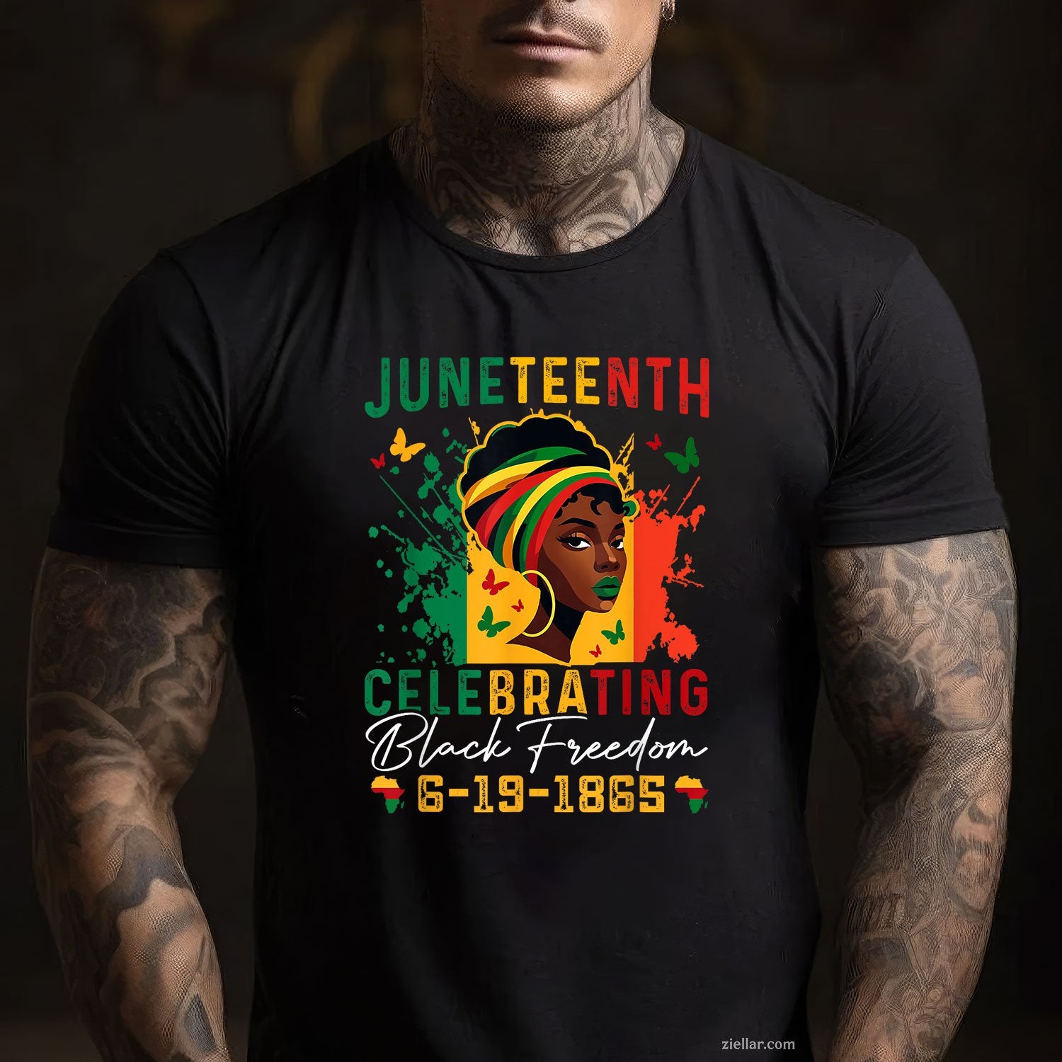 Juneteenth Celebrating Black Freedom 1865 TShirt Unisex