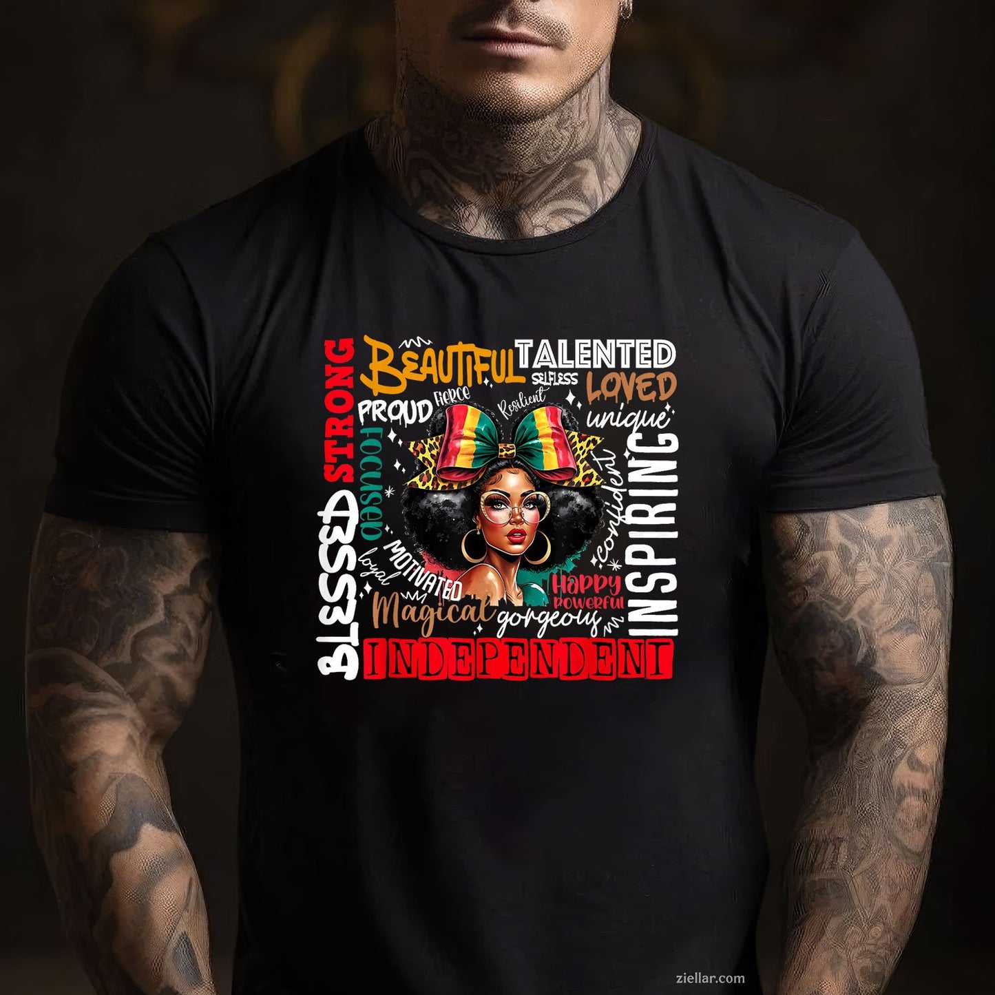Juneteenth Afro Woman Tee
