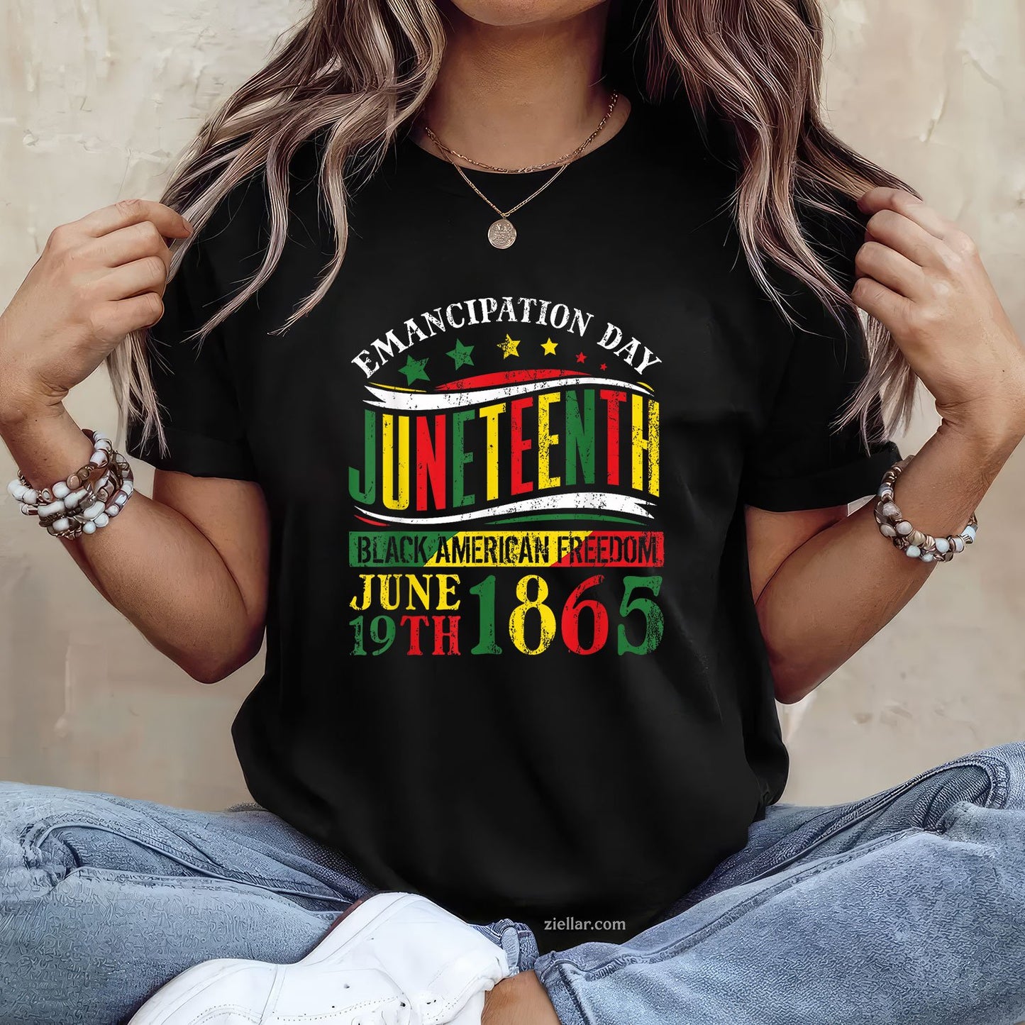 Juneteenth Black History Celebrating Freedom 1865 Tee TShirt
