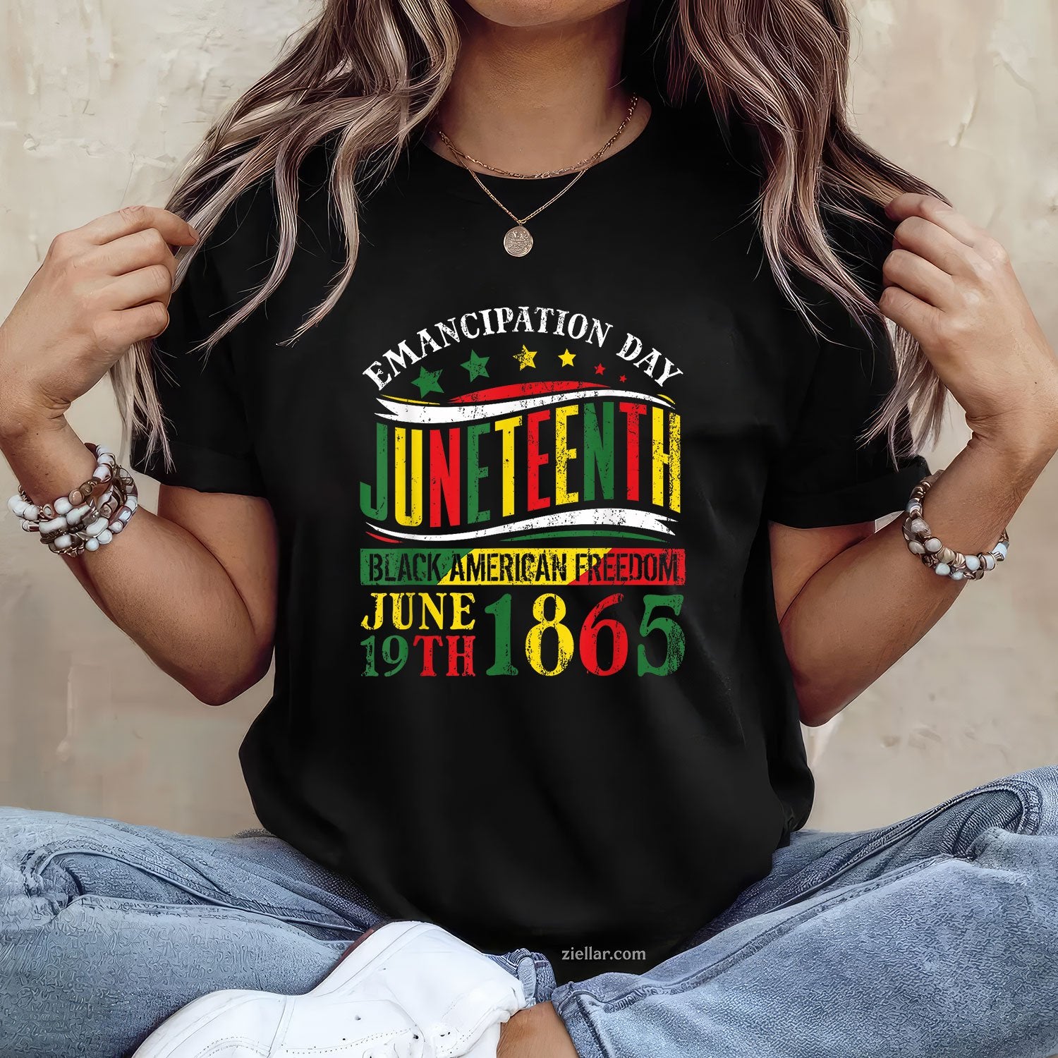 Juneteenth Black History Celebrating Freedom 1865 Tee TShirt