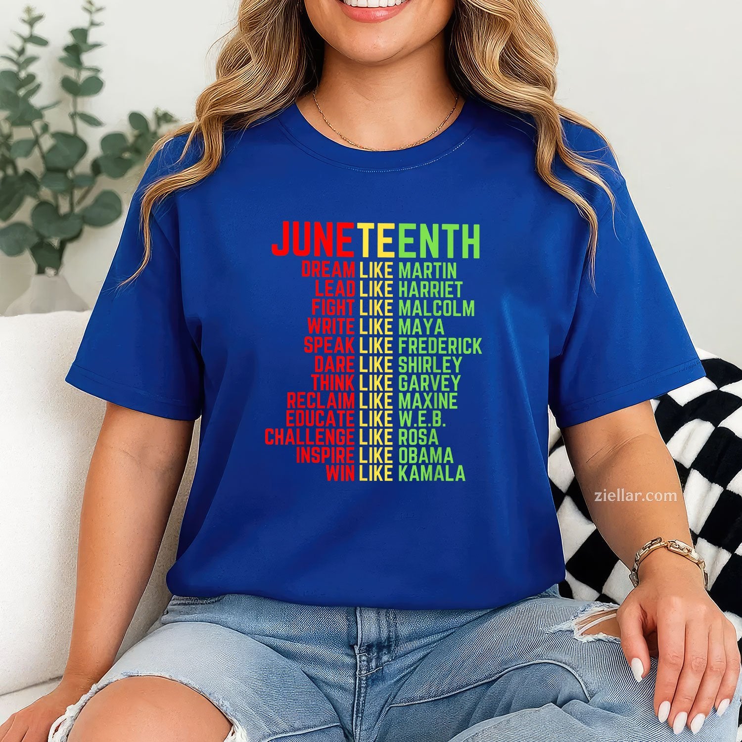 Juneteenth 1865 Dream Freedom Day Like Leaders TShirt Unisex