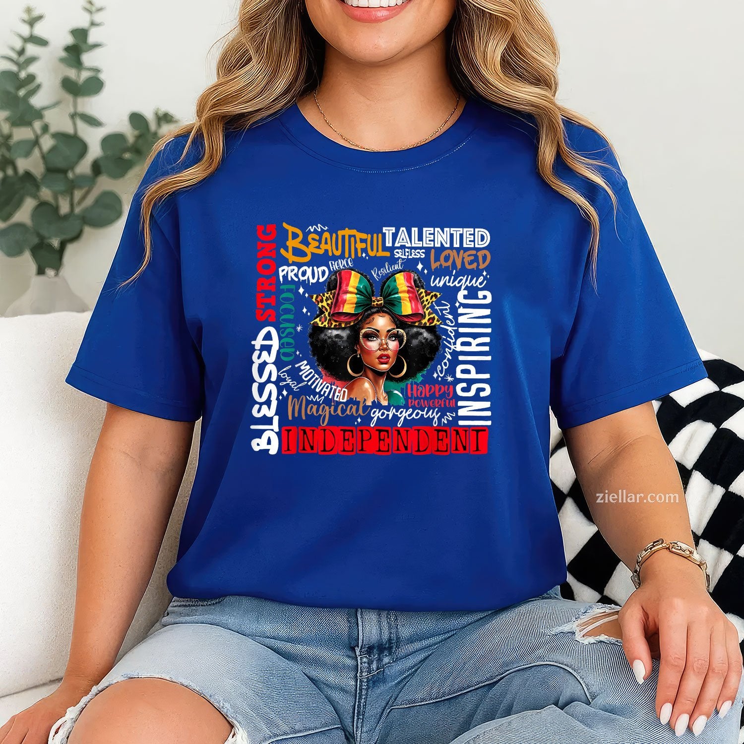 Juneteenth Afro Woman Tee