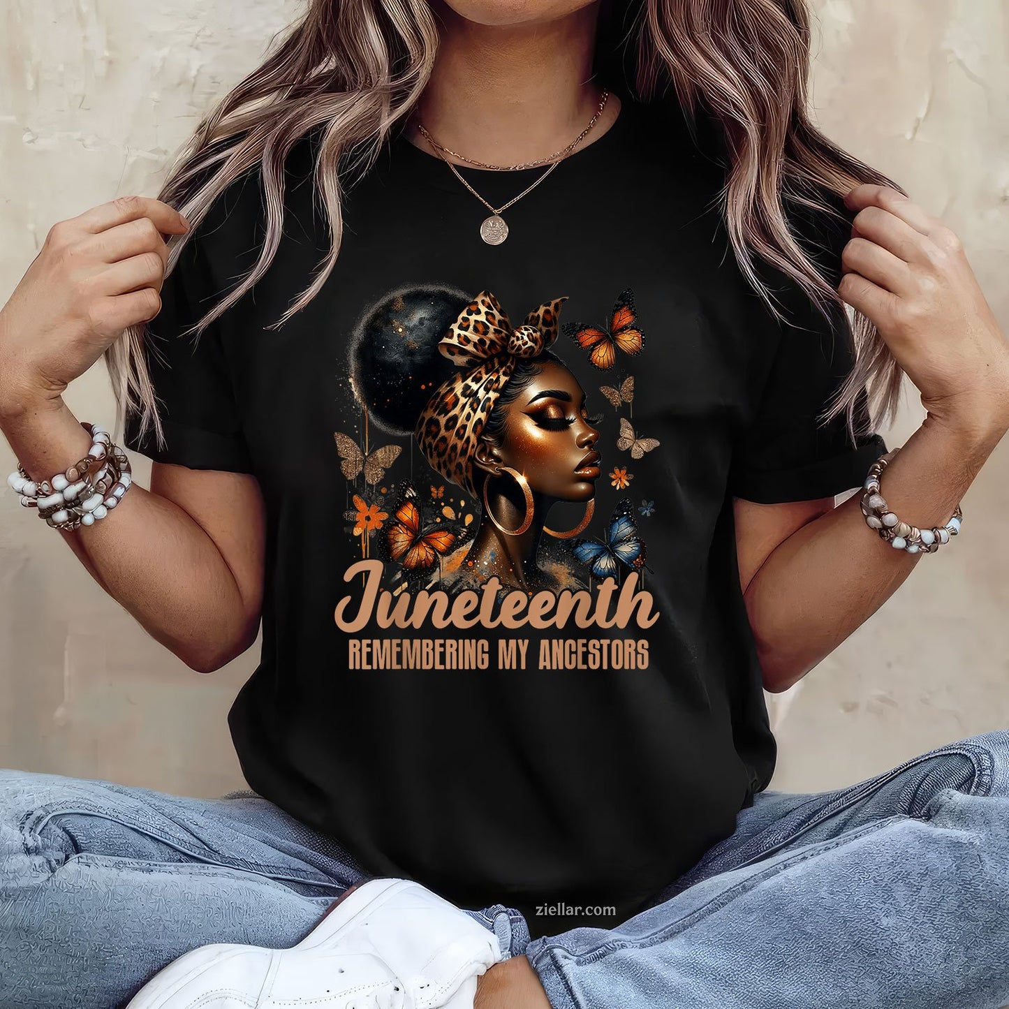 Juneteenth Remembering My Ancestors Black Women TShirt