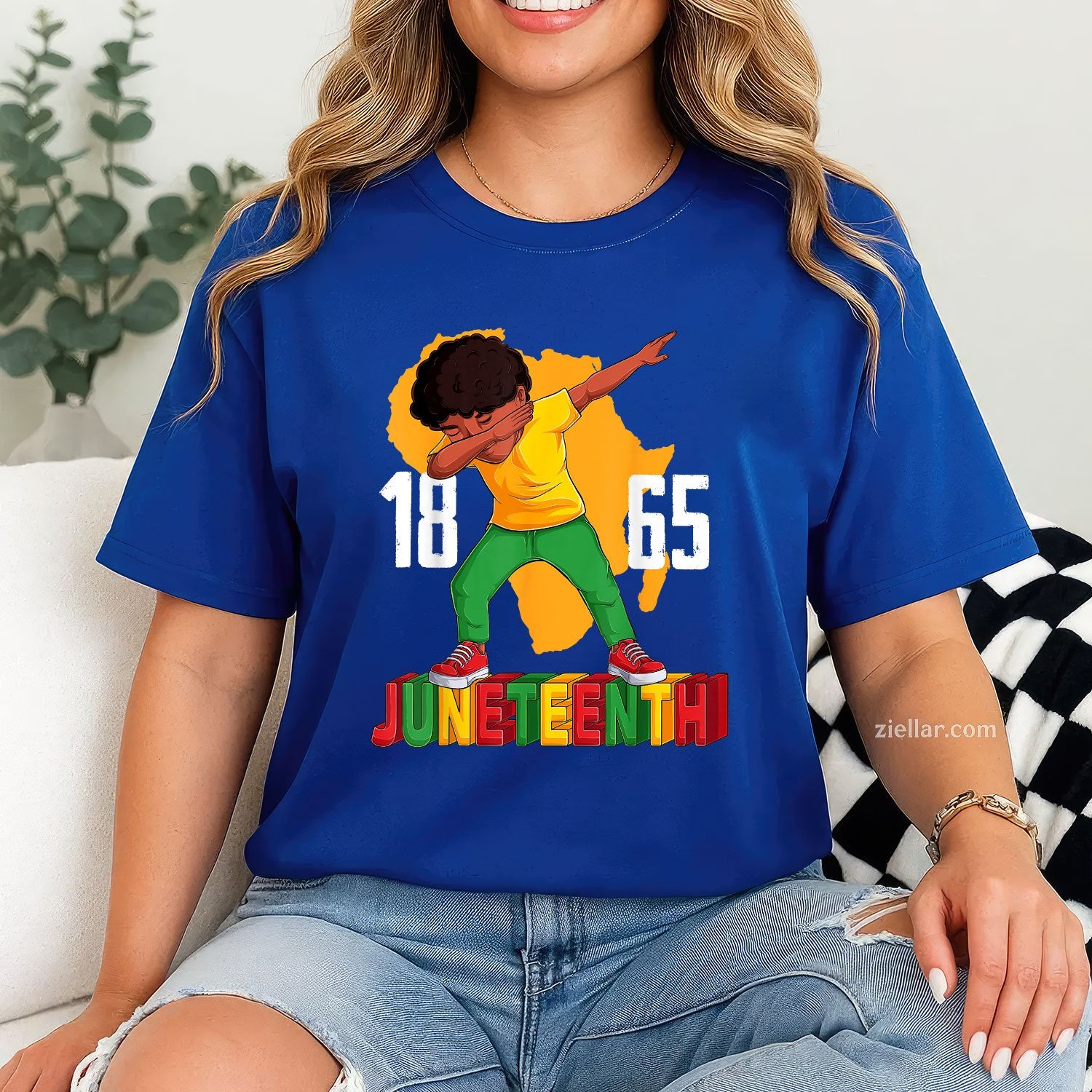 Juneteenth Dabbing Boy Men Black