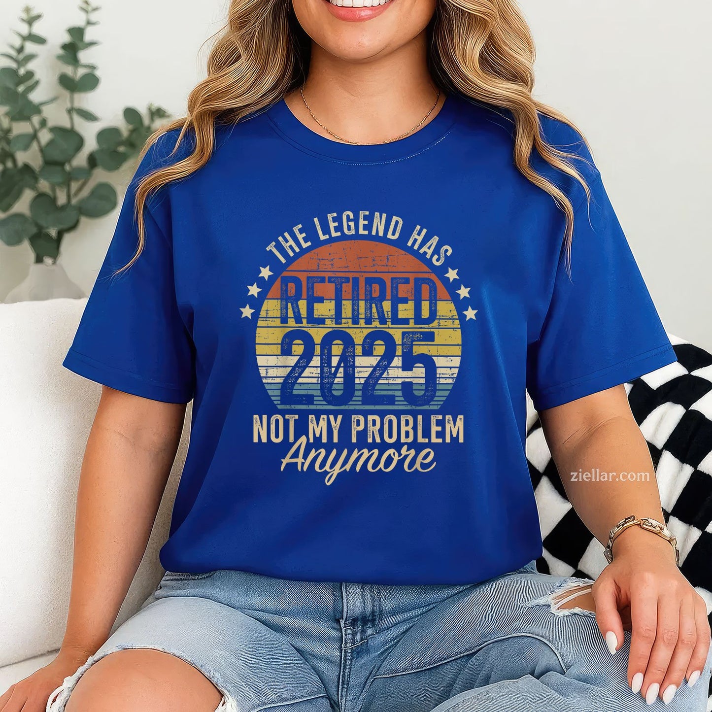 Legend Has Retired 2025 Tee and T-Shirt, Funny “Not My Problem” T-Shirt for Men and Women Adults