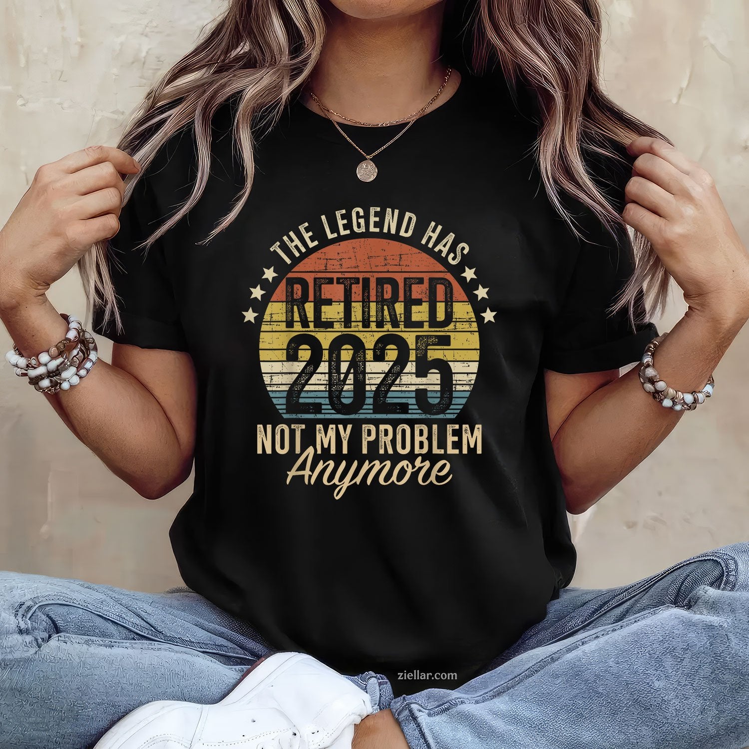 Legend Has Retired 2025 Tee and T-Shirt, Funny “Not My Problem” T-Shirt for Men and Women Adults