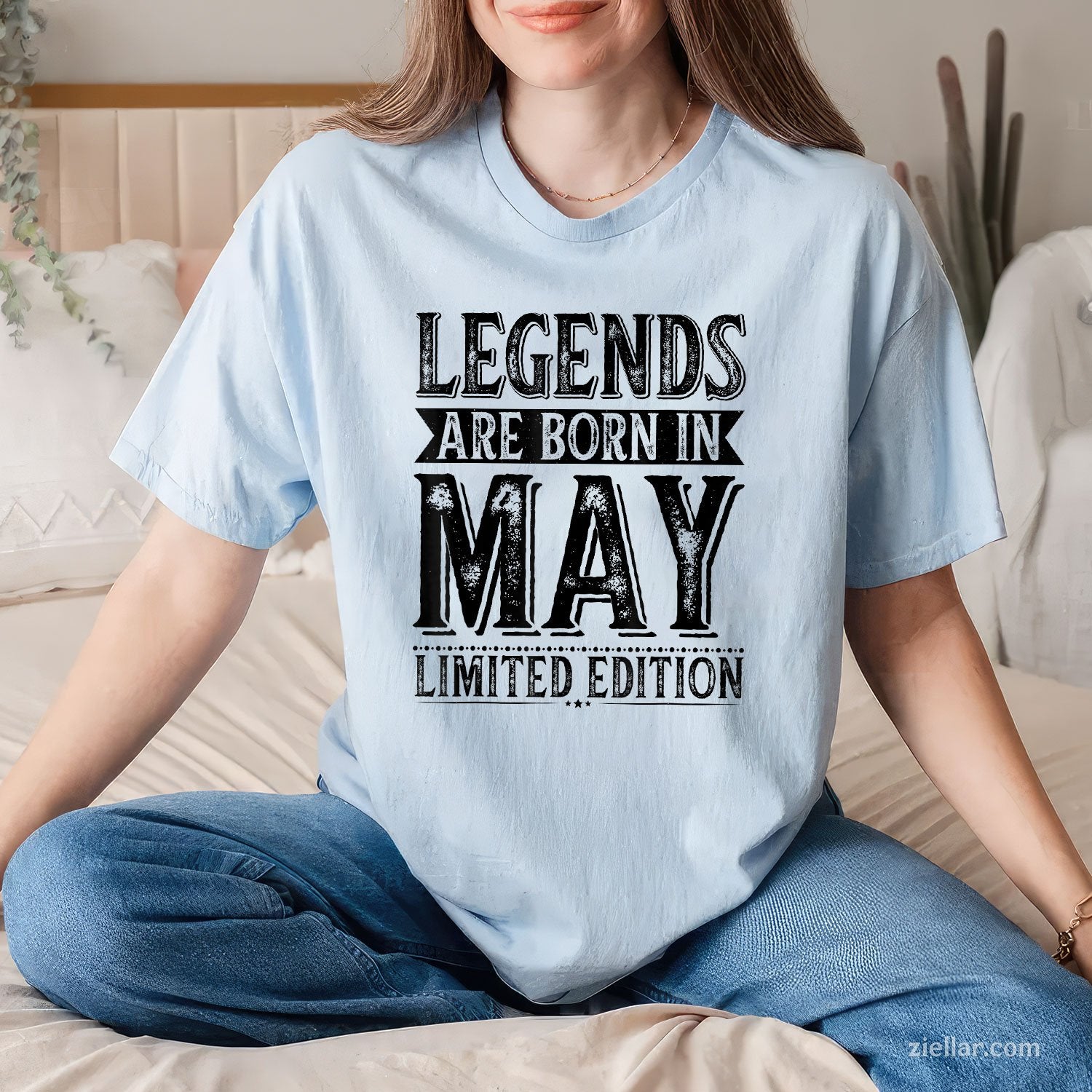 Legends Are Born in May Tee and T-Shirt, Birthday T-Shirt Gift for Legendary Adults