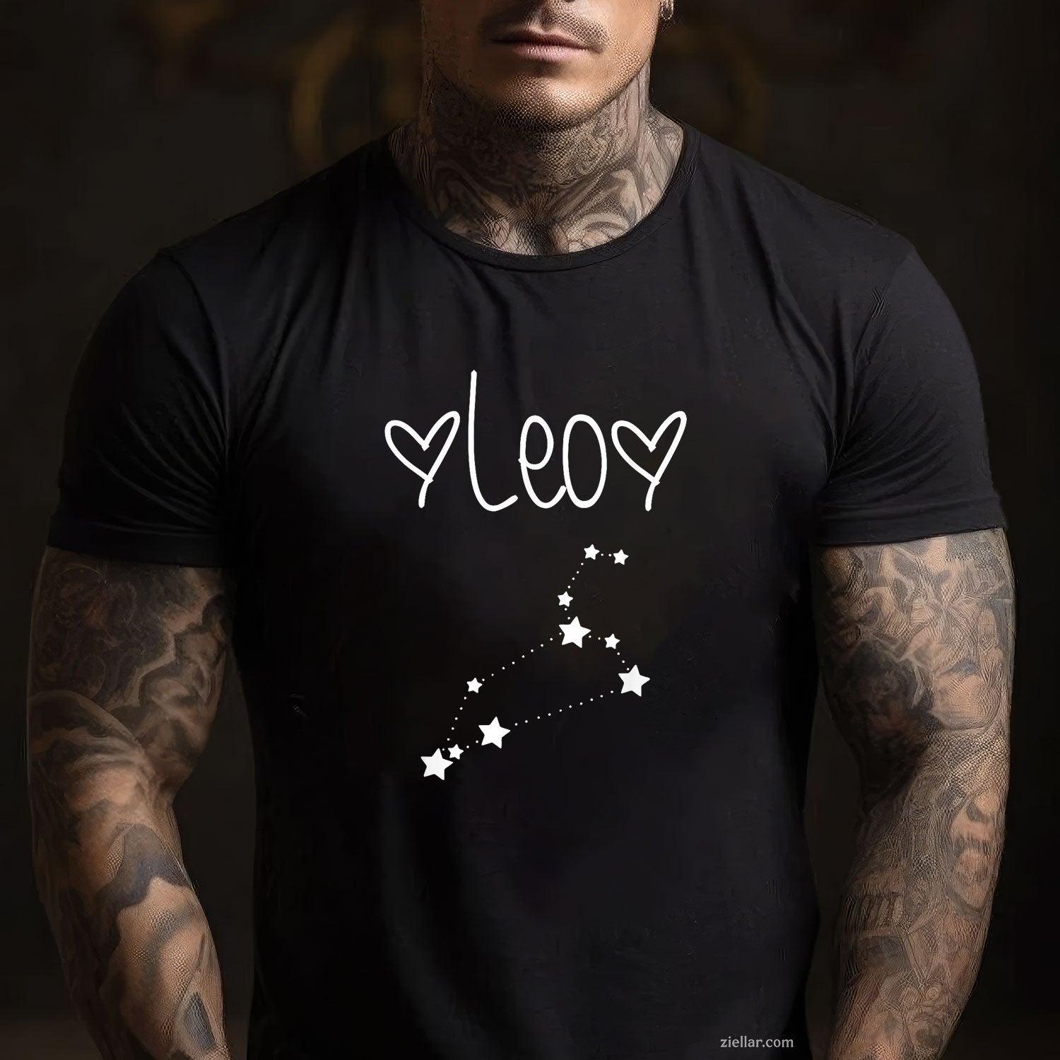 Leo Horoscope Zodiac Tee and T-Shirt, July August Birthday Astrology T-Shirt for Adults