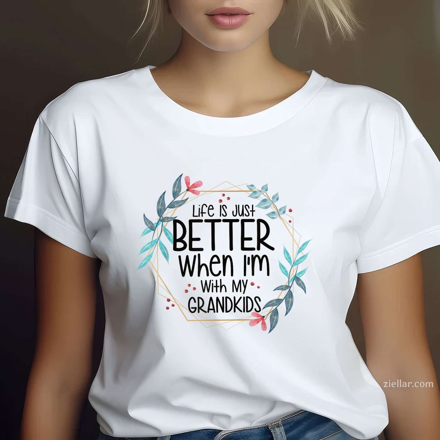 Life Is Just Better When I'm With My Grand T-Shirt Tee for Men Women Adults Unisex