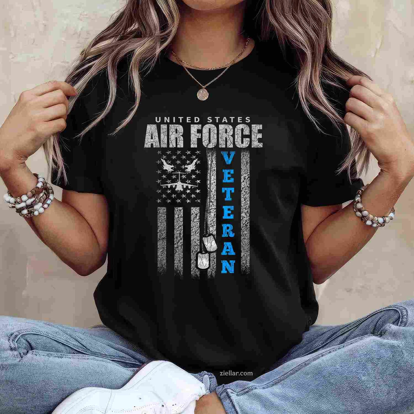 Love Our Veterans Day Proud Military American Flag T-Shirt And Tee For Adults