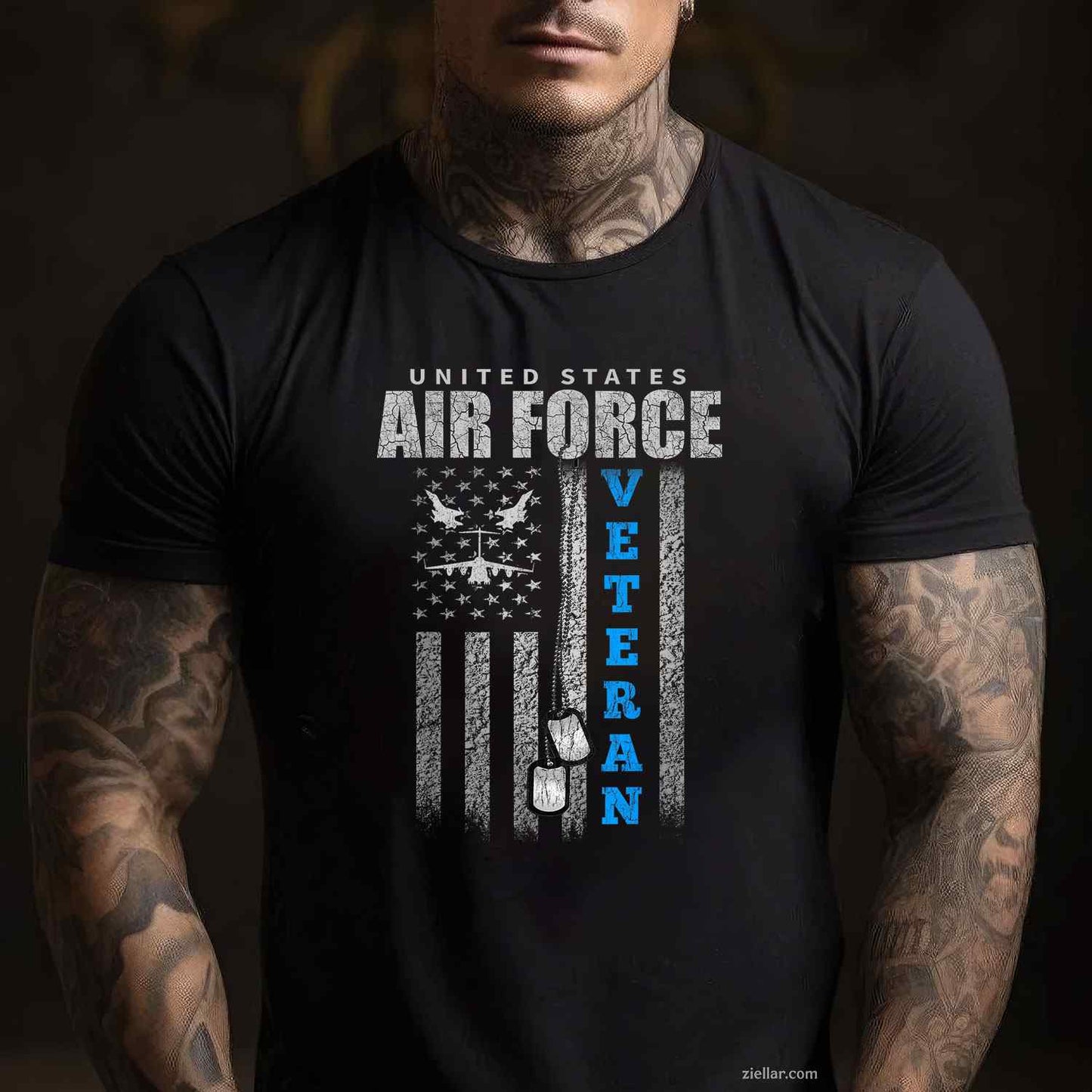 Love Our Veterans Day Proud Military American Flag T-Shirt And Tee For Adults