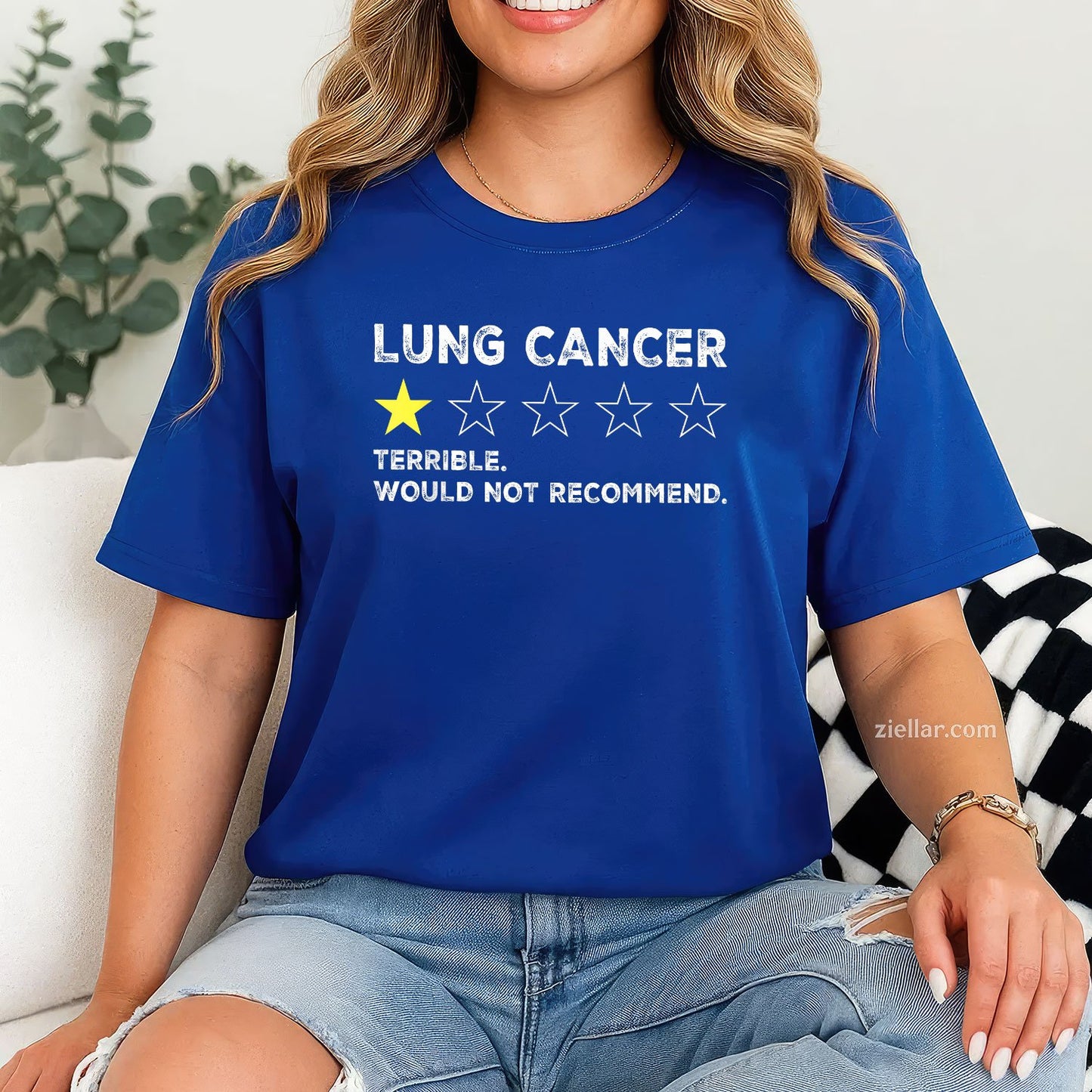Lung Cancer Survivor Awareness Support T-Shirt