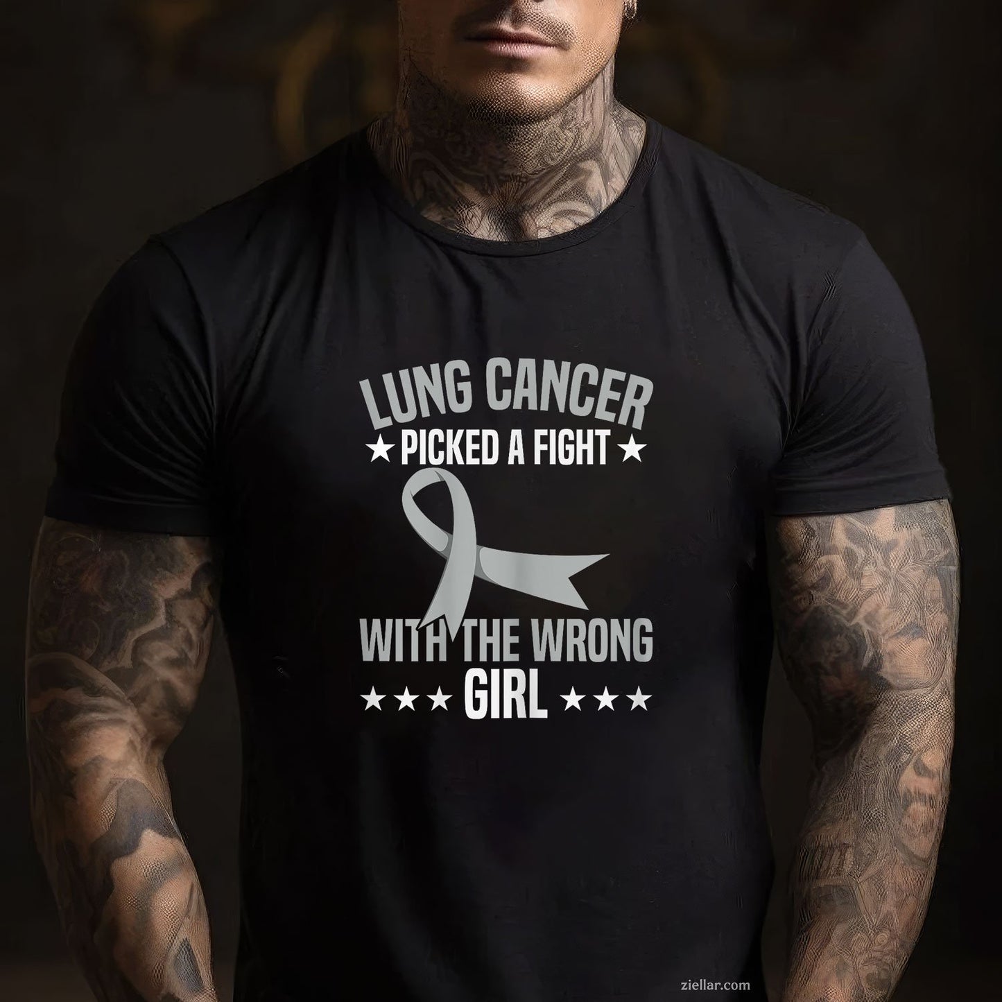 Lung Cancer Picked A Fight With The Wrong Girl T-Shirt
