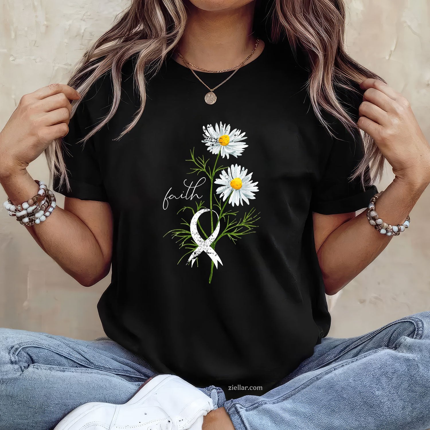 Lung Cancer Fight Support White Ribbon Gift Lung Cancer Tee and T-Shirt, Lung Cancer Awareness Support T-Shirt for Men and Women Adults