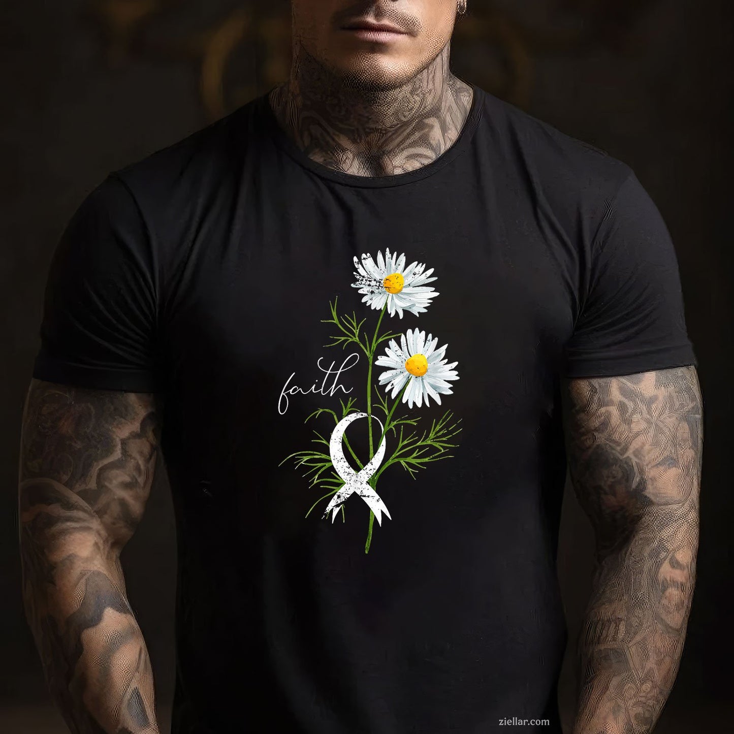 Lung Cancer Fight Support White Ribbon Gift Lung Cancer Tee and T-Shirt, Lung Cancer Awareness Support T-Shirt for Men and Women Adults