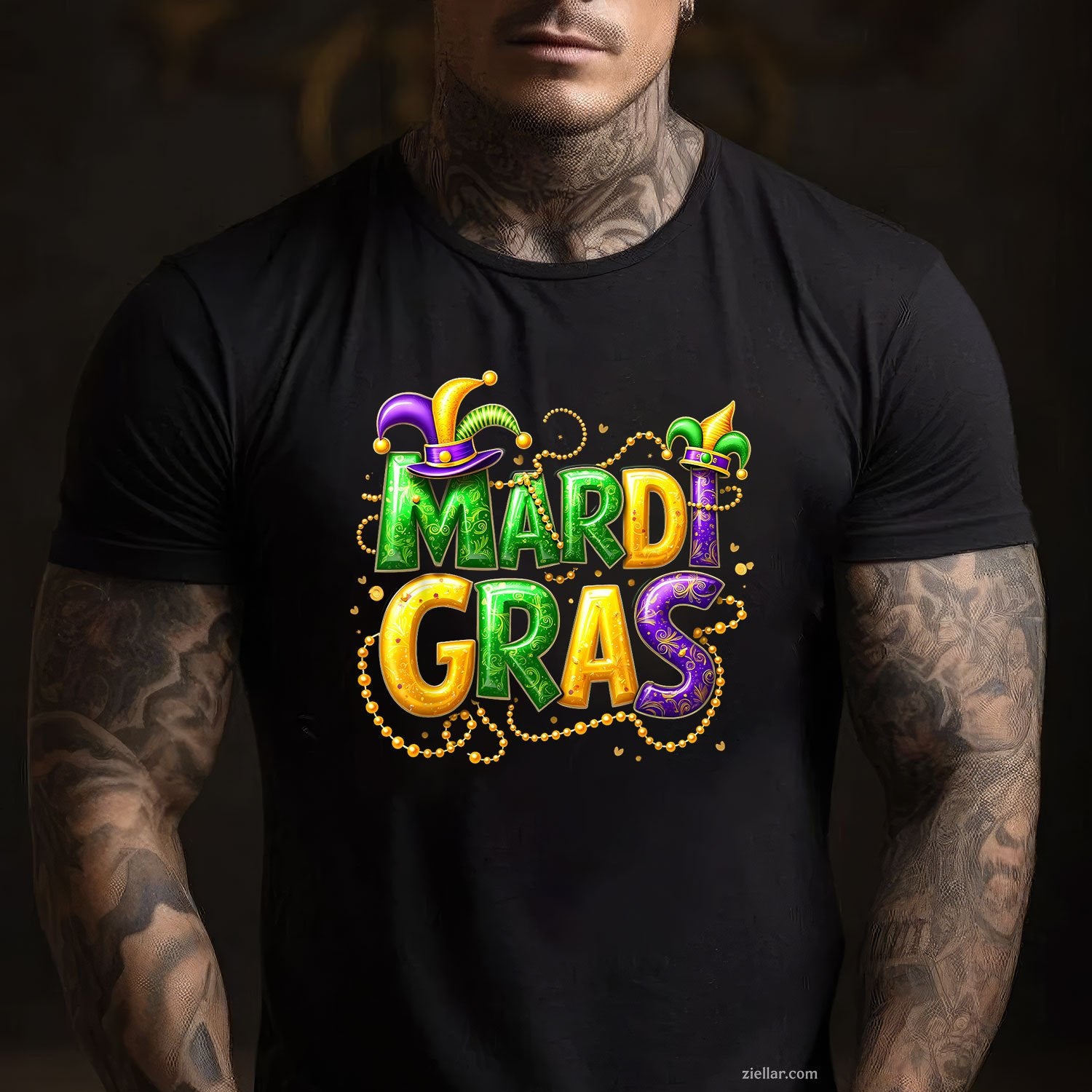 Mardi Gras 2025 Tee and T-Shirt, Carnival Outfits T-Shirt for Men and Women Adults Celebrating in Style