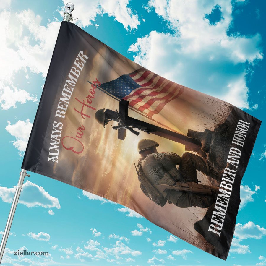 Memorial Day Patriotic Garden FlagDouble Sided 4th of July Flags for Outside