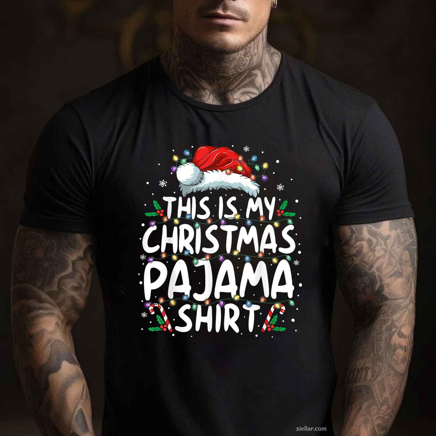 Merry Christmas Tree Christmas Shirts For Women And Men T-Shirt, A Festive Christmas Tree Holiday Tee