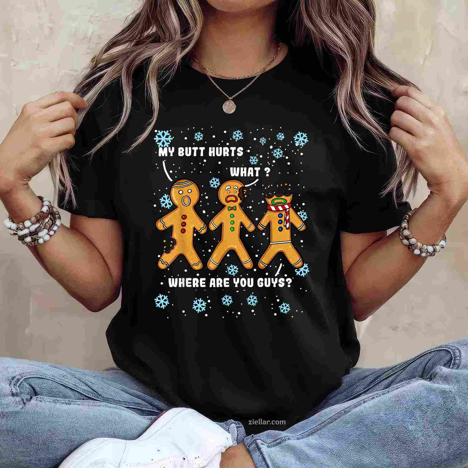 Most Likely To Fart On Santa'S Lap Family Crew Christmas T-Shirt, A Funny Farting On Santa'S Lap Xmas Tee