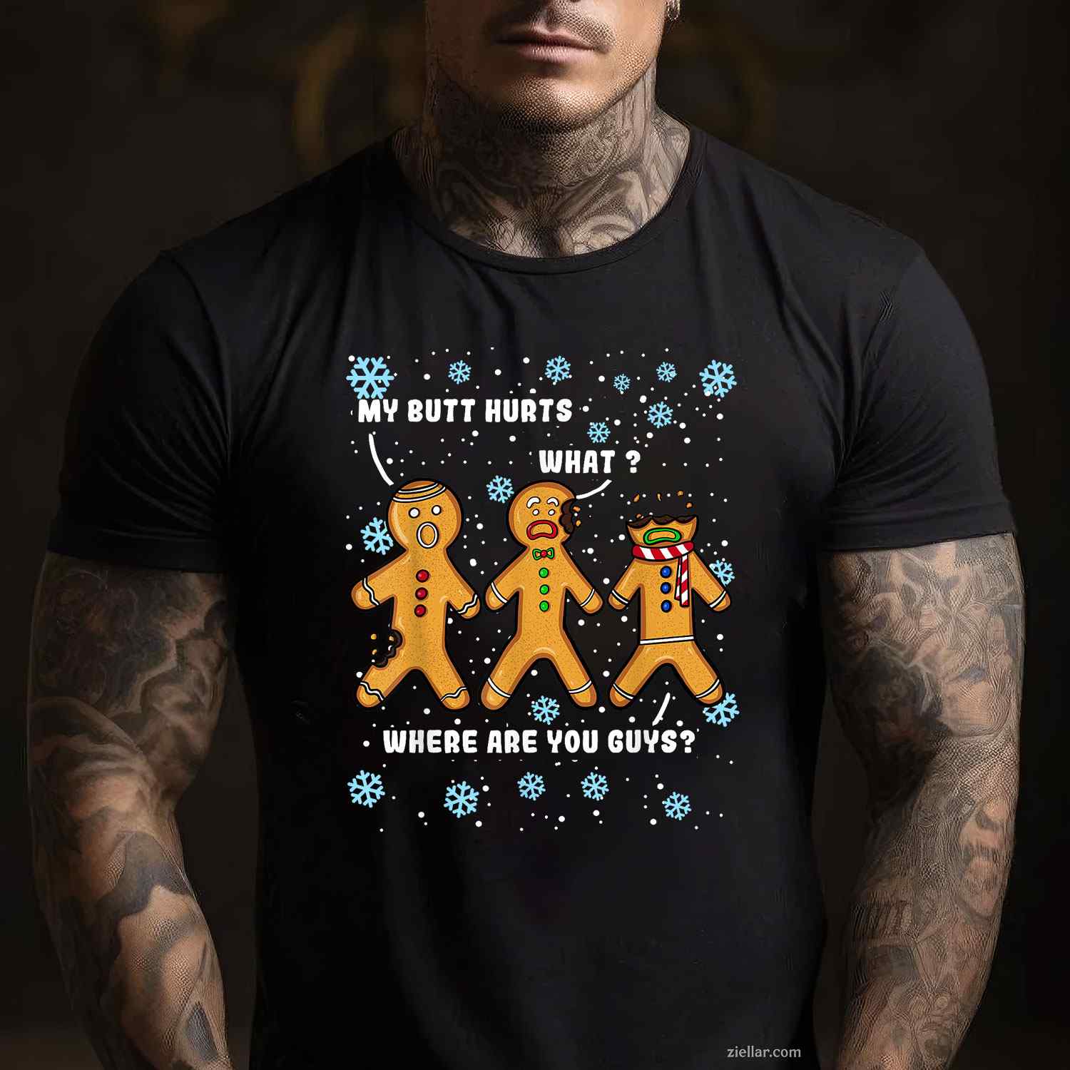 Most Likely To Fart On Santa'S Lap Family Crew Christmas T-Shirt, A Funny Farting On Santa'S Lap Xmas Tee