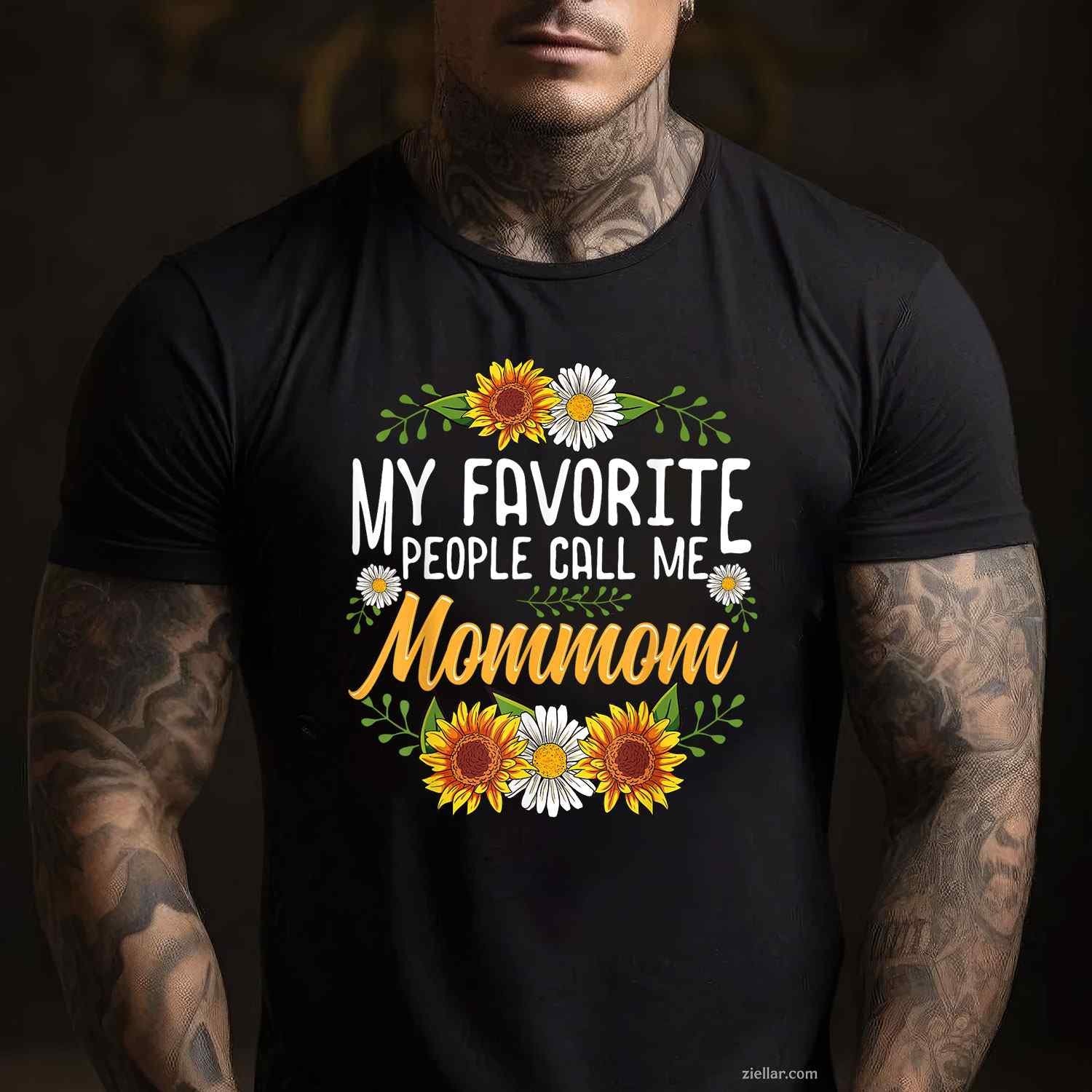My Favorite People Call Me Mommom Shirt Mothers Day Gifts T-Shirt Tee for Men Women Adults Unisex