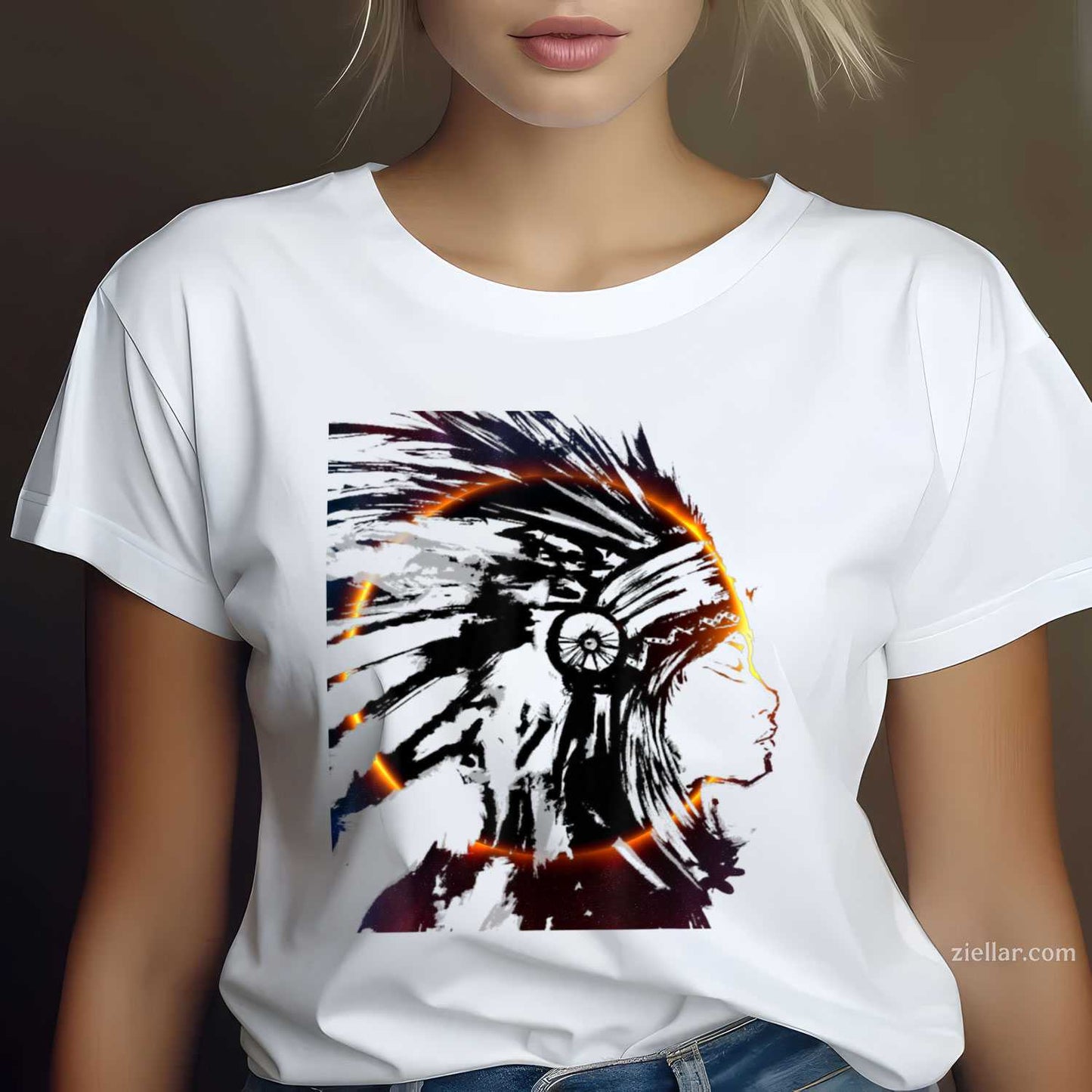 Native American Indian T-Shirts, Cross Arrows For Men And Women T-Shirt And Tee