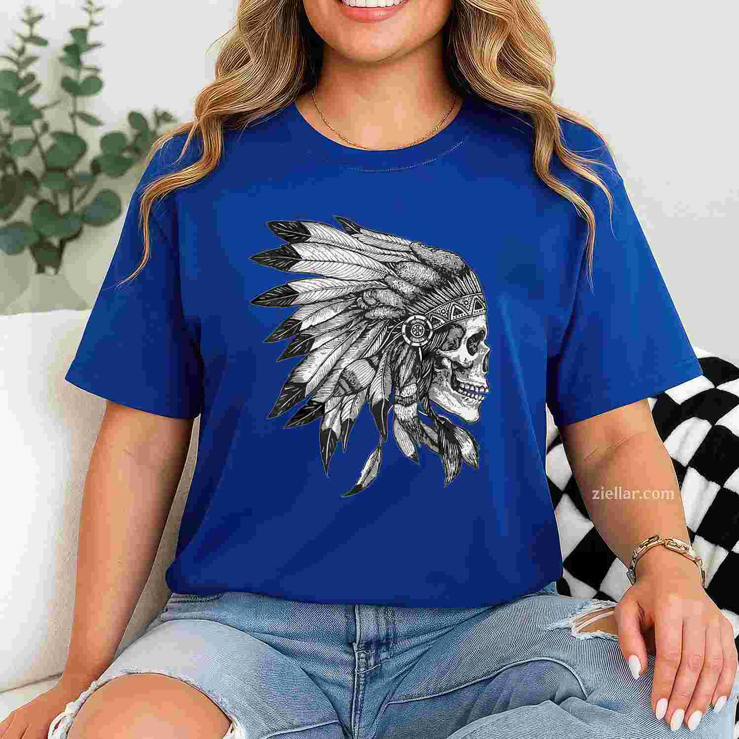 Native American Indigenous Red Hand, Indian Blood Themed T-Shirt And Tee For Adults