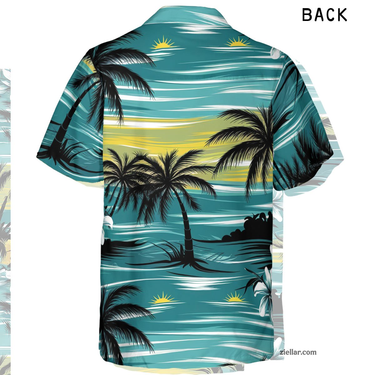 Ocean Paradise Palm Tree Sunset Hawaiian Shirts for Men and Women 2025 – Stylish Summerwear for Travelers