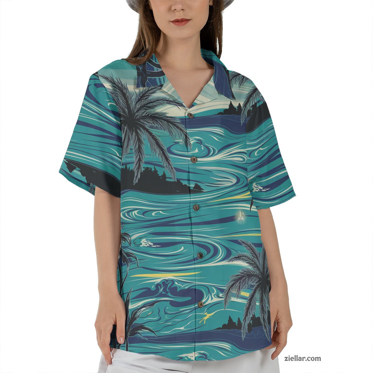 Palm Tree Sunset Ocean Paradise Hawaiian Shirts Men Women Vacation – Bold Look for Your Next Getaway