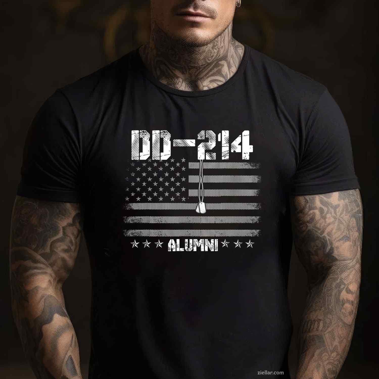 Patriotic Dd-214 Alumni T-Shirt Military Veteran T-Shirt And Tee
