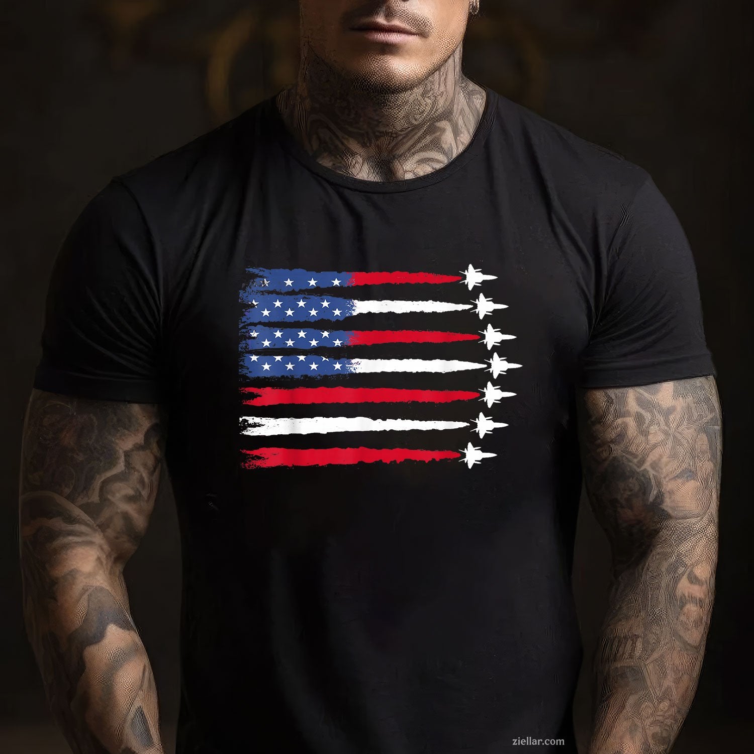 Patriotic Red White Blue USA