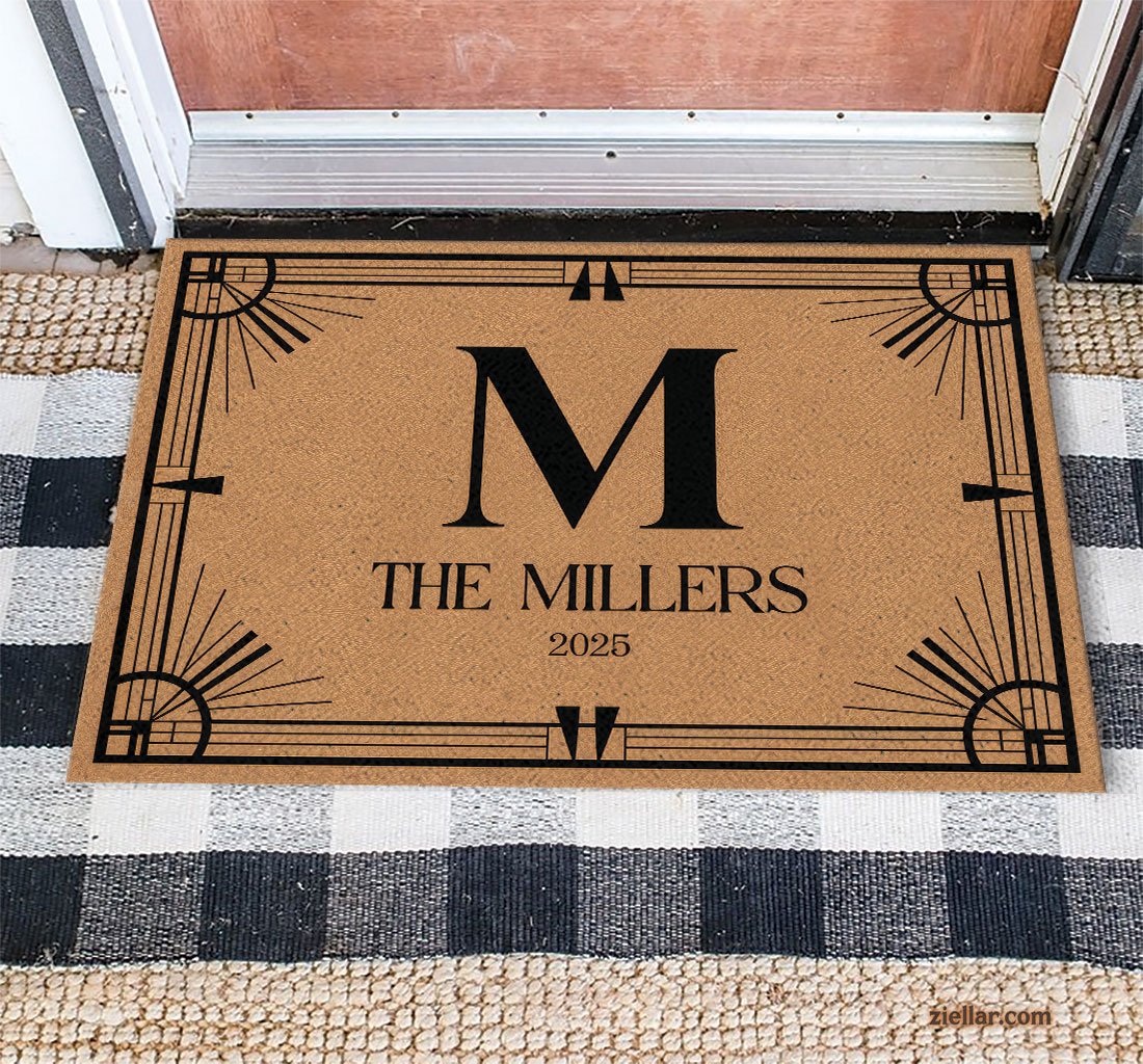 Personalized Doormat for Home, Create Your Own Unique Custom Entry Rug