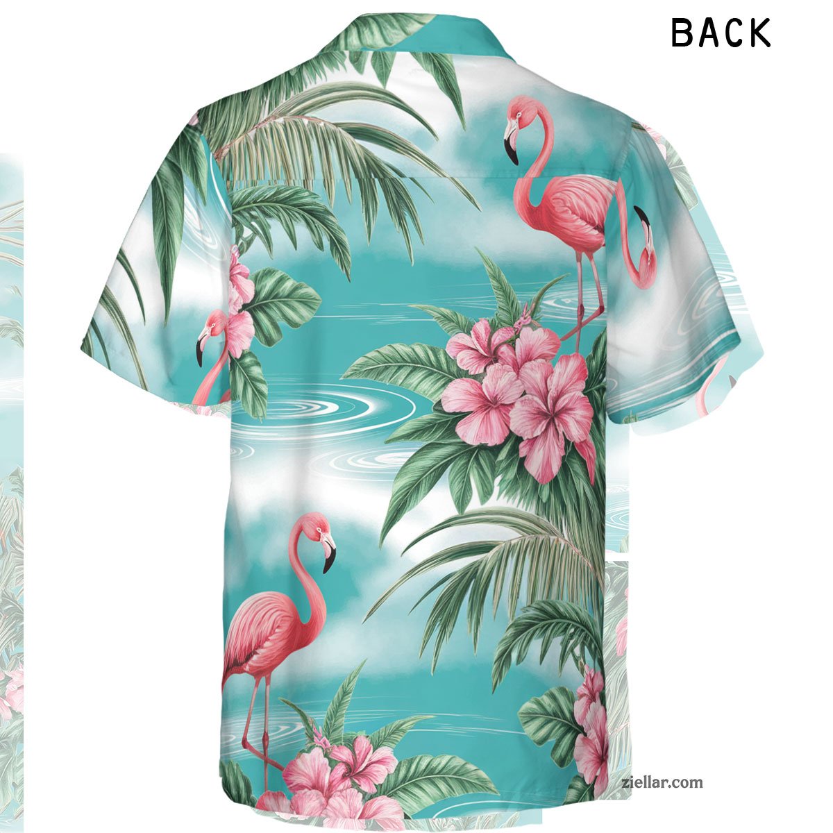 Pink Flamingo Tropical Flowers Hawaiian Shirts for Men and Women 2025 – Fun and Casual Island Shirt