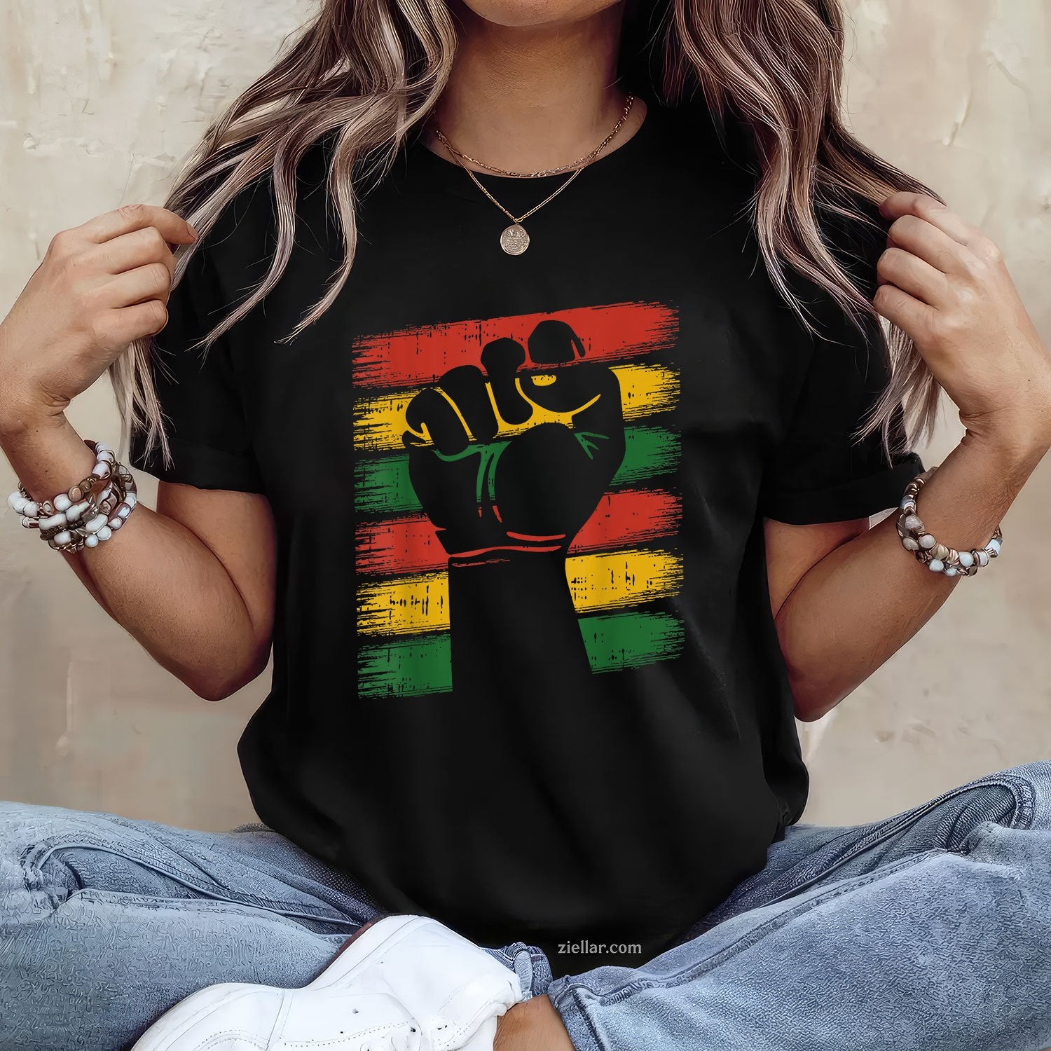 Power Fist Juneteenth Cool Melanin Pride