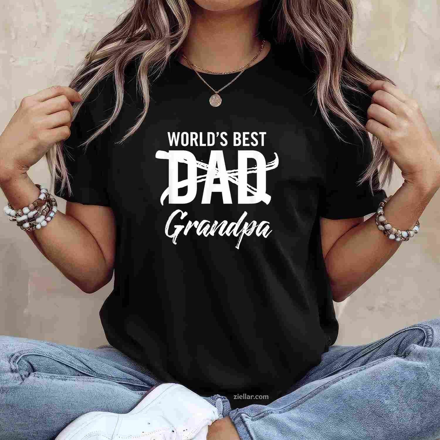 Pregnancy Announcement for Grandparents T-Shirt Tee for Men Women Adults Unisex