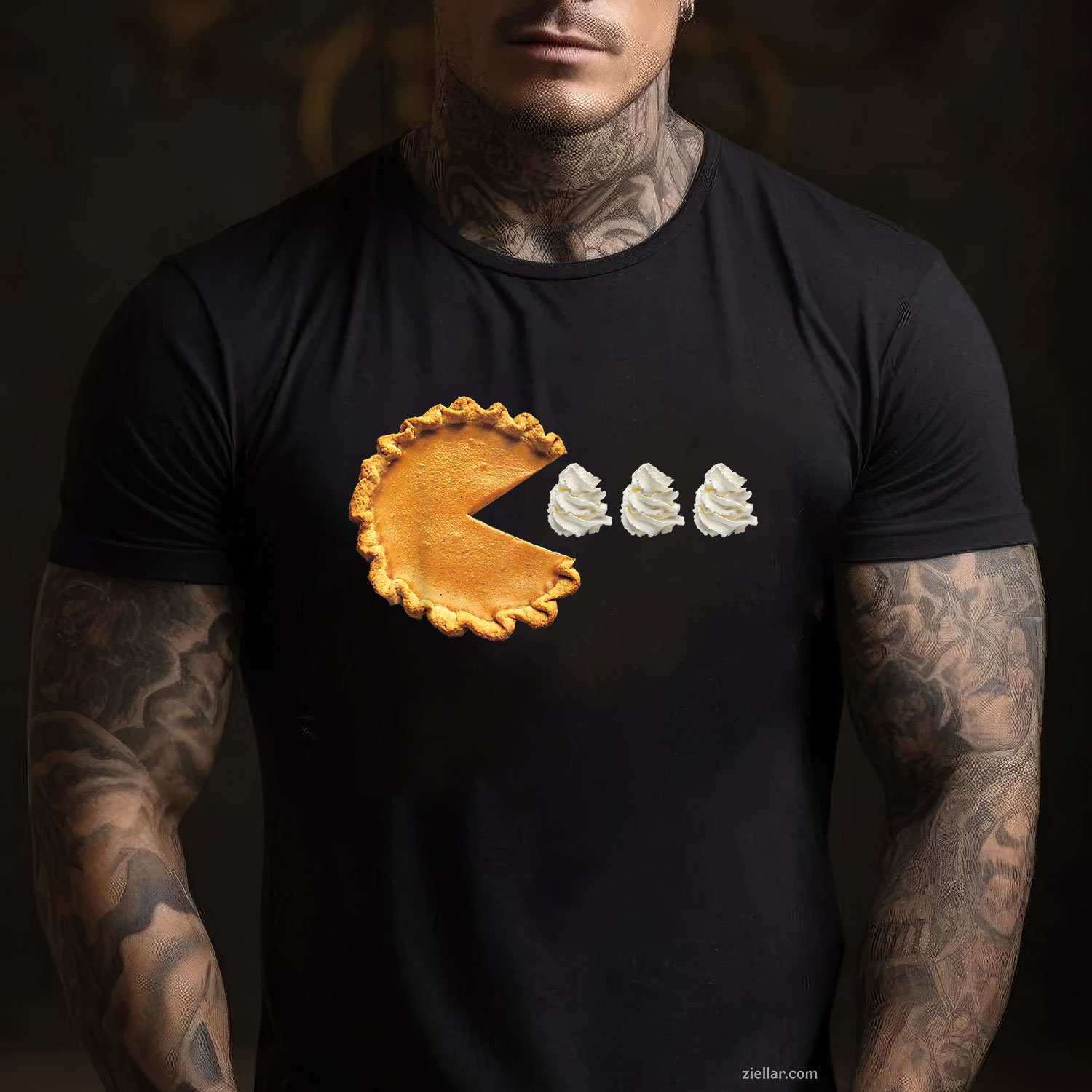 Pumpkin Pie Thanksgiving T-Shirt and Tee for Adults Men Women Unisex