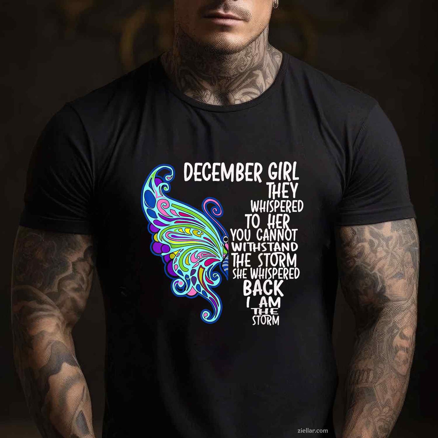 Queens Are Born In December I'M A December Queen T-Shirt_ A Great Birthday Party Tee For Her