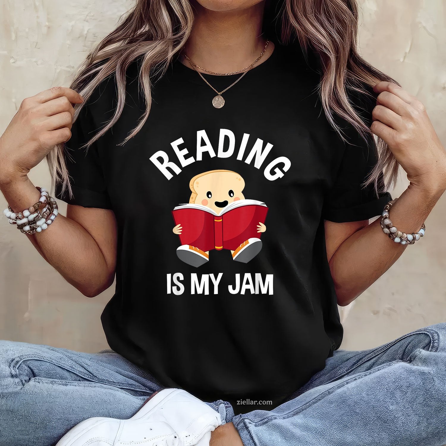Reading Is My Jam - Funny Pun - Book Lover Gift & Reading T-Shirt