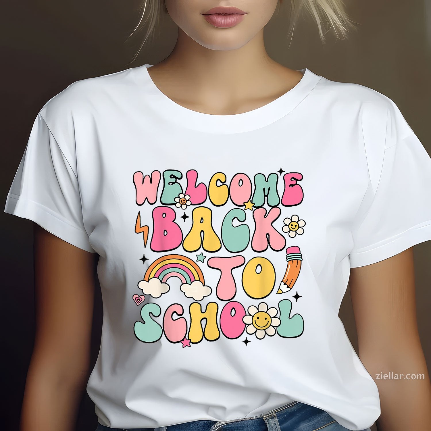 Retro Back to School Tee and T-Shirt, Teacher Appreciation Gift T-Shirt for Adults