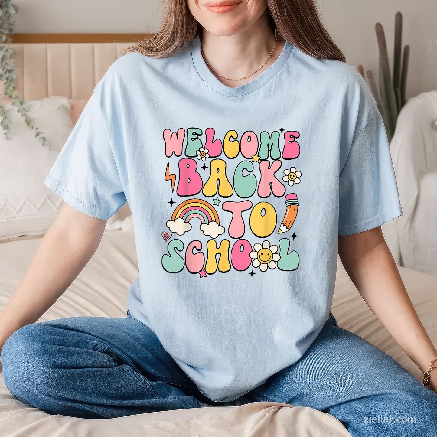 Retro Back to School Tee and T-Shirt, Teacher Appreciation Gift T-Shirt for Adults