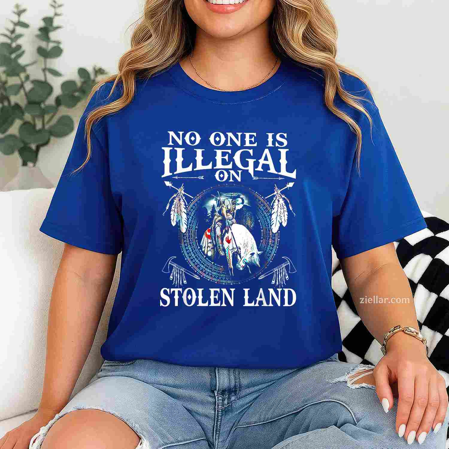 Retro Native American Indian Headdress, Vintage Men Graphic T-Shirt And Tee For Adults
