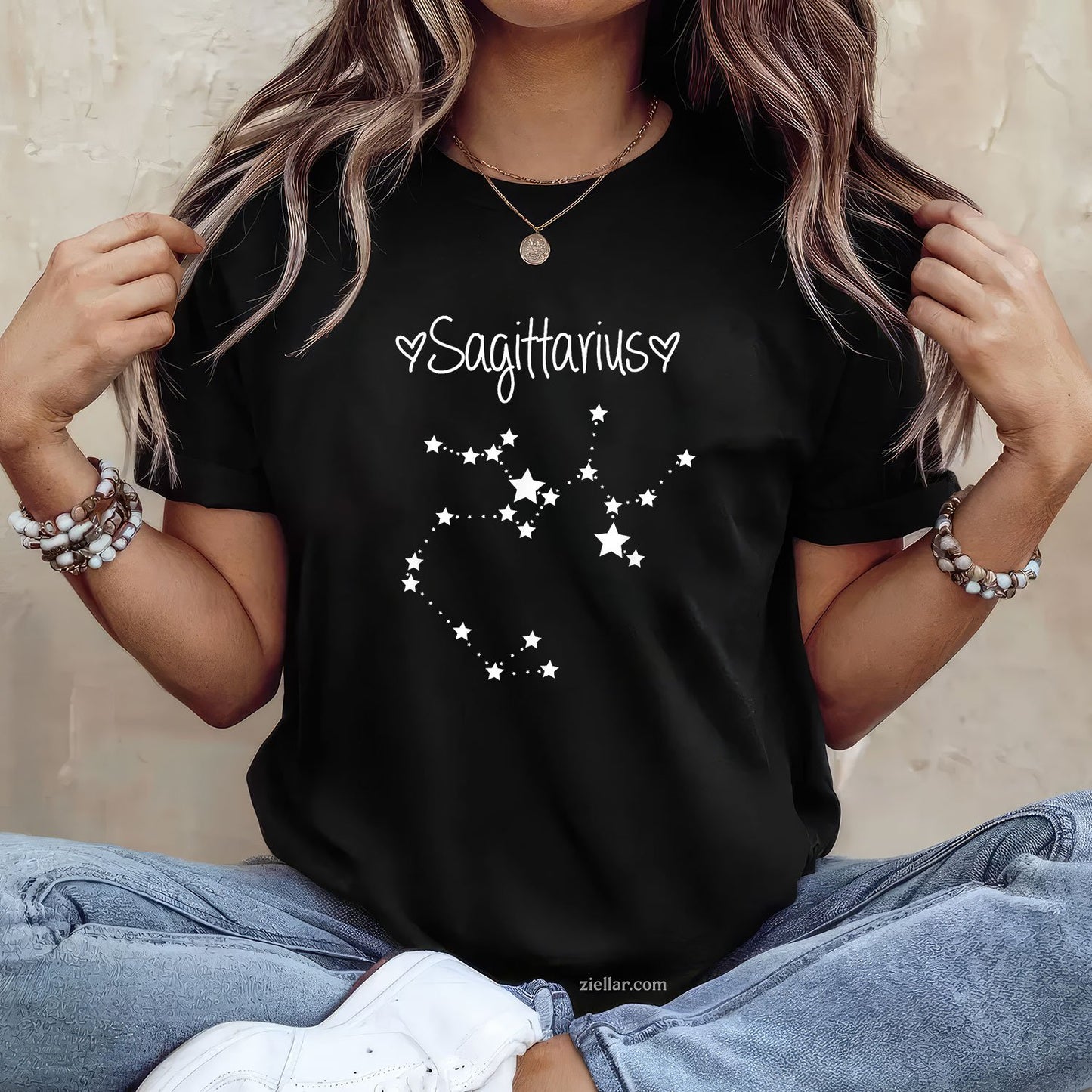 Sagittarius Horoscope Tee and T-Shirt, November December Zodiac Birthday T-Shirt for Adults