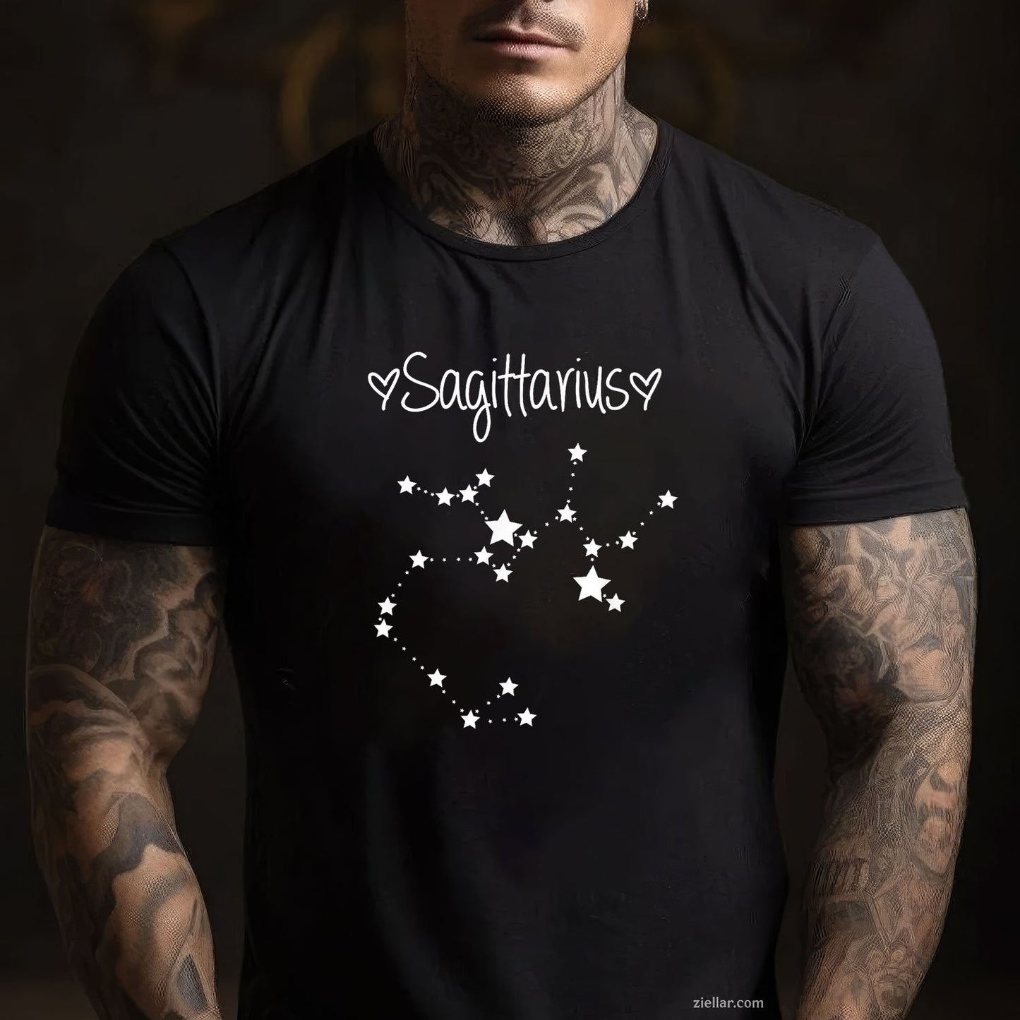 Sagittarius Horoscope Tee and T-Shirt, November December Zodiac Birthday T-Shirt for Adults