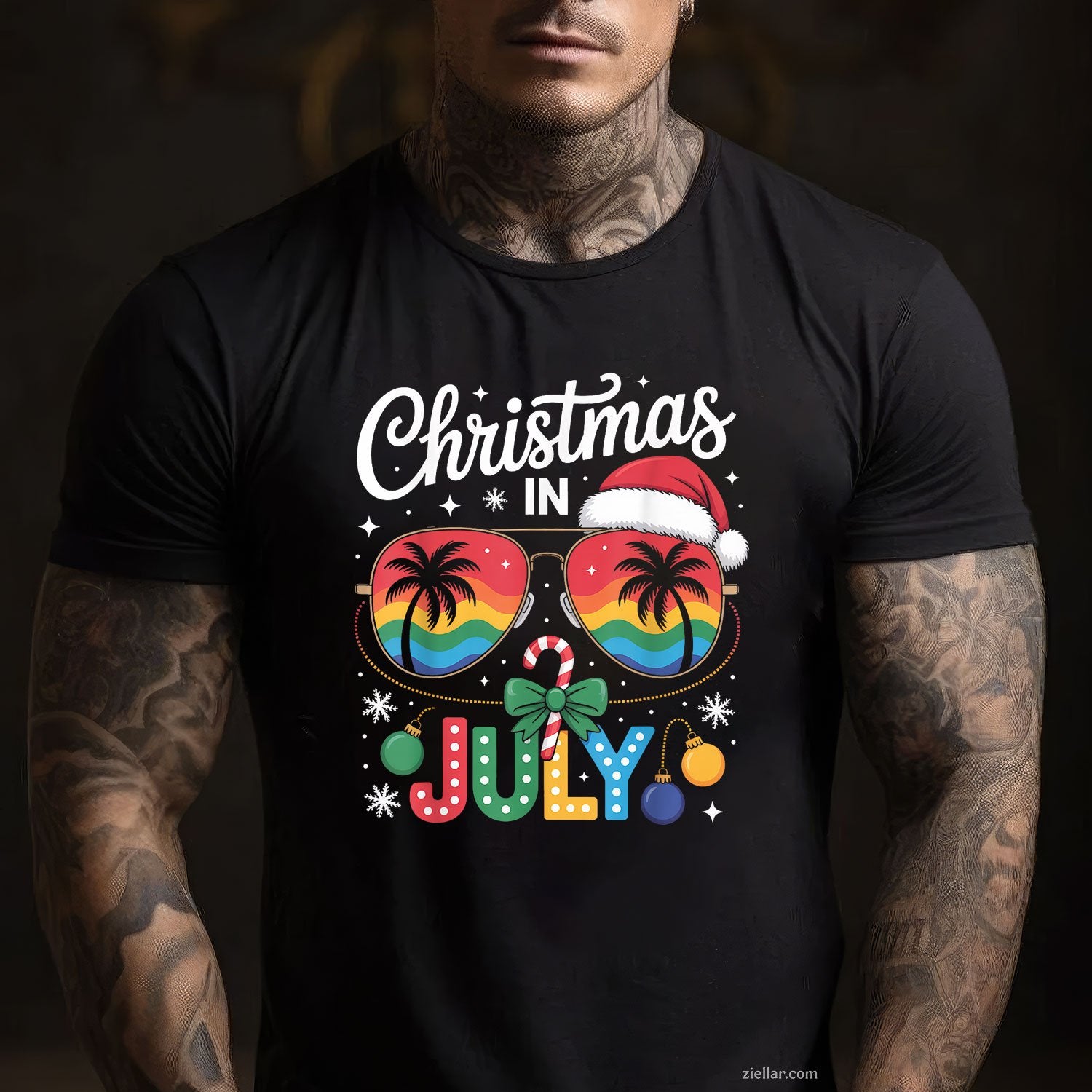 Santa Claus Sunglasses Beach Christmas in July Men Women