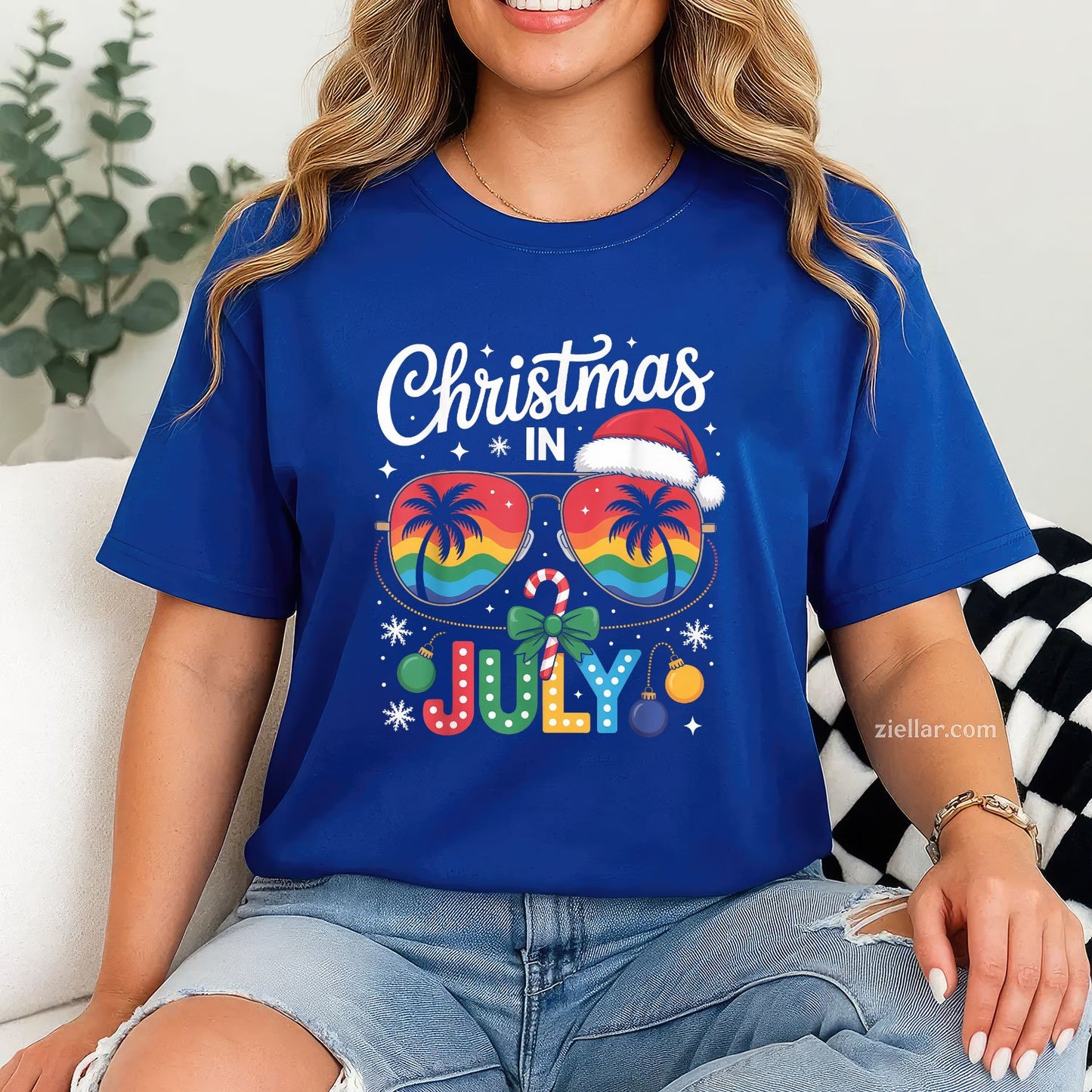 Santa Claus Sunglasses Beach Christmas in July Men Women